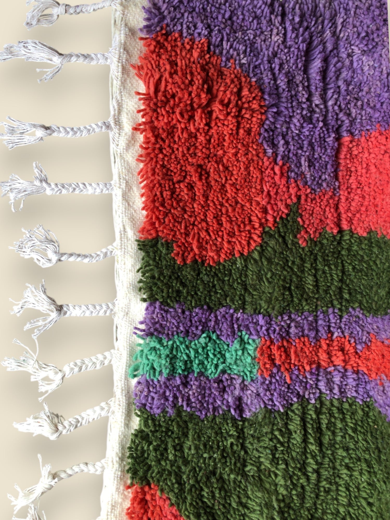 Nadia Handwoven Moroccan Rug – Colorful Wool - We The Collective