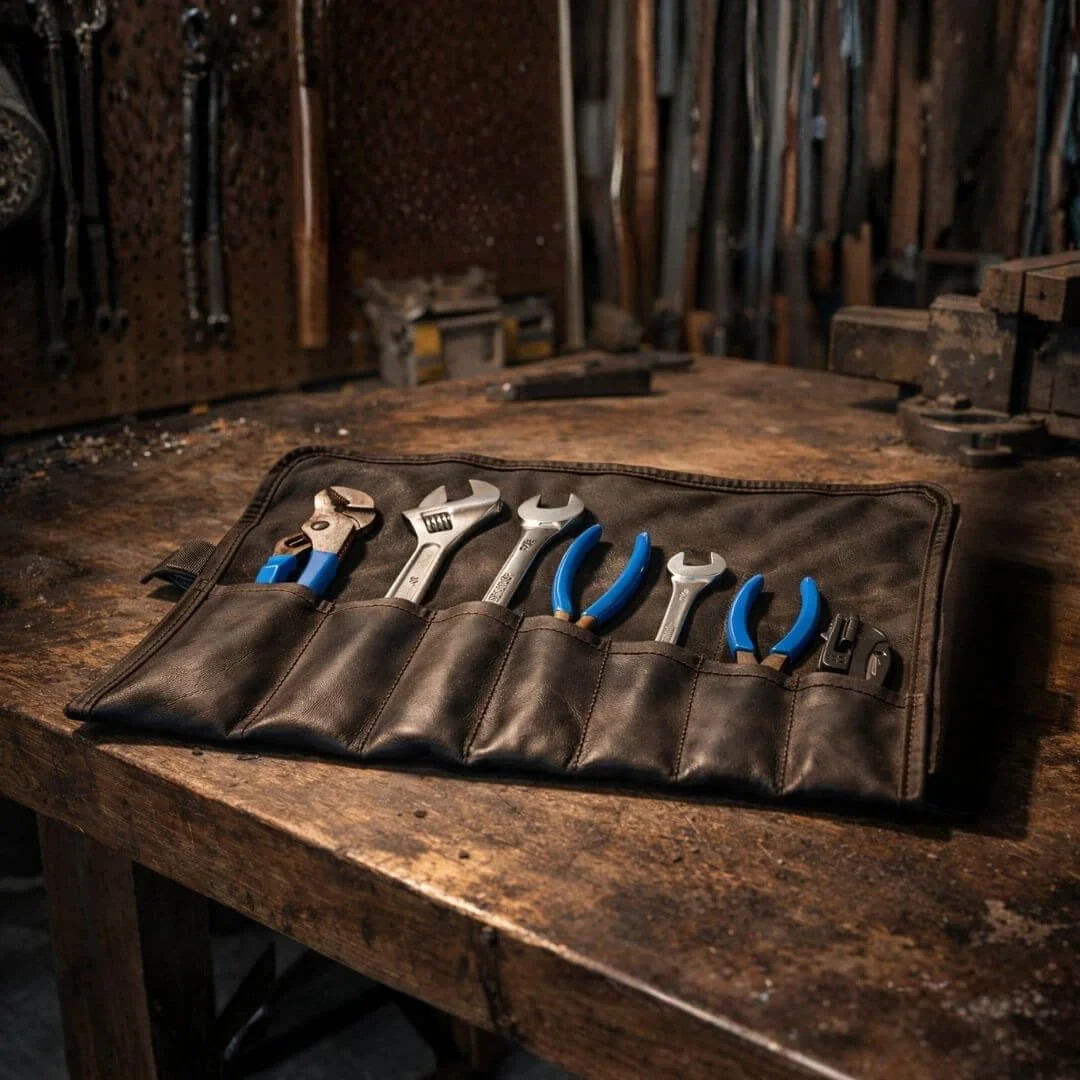 Combat Leather Tool Roll - OVERLANDERS Outfitter