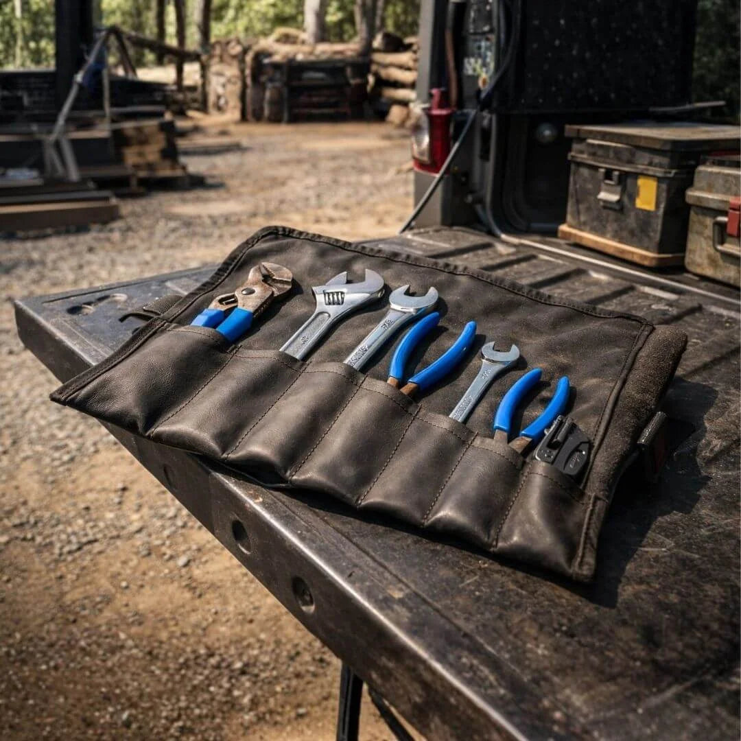Combat Leather Tool Roll - OVERLANDERS Outfitter