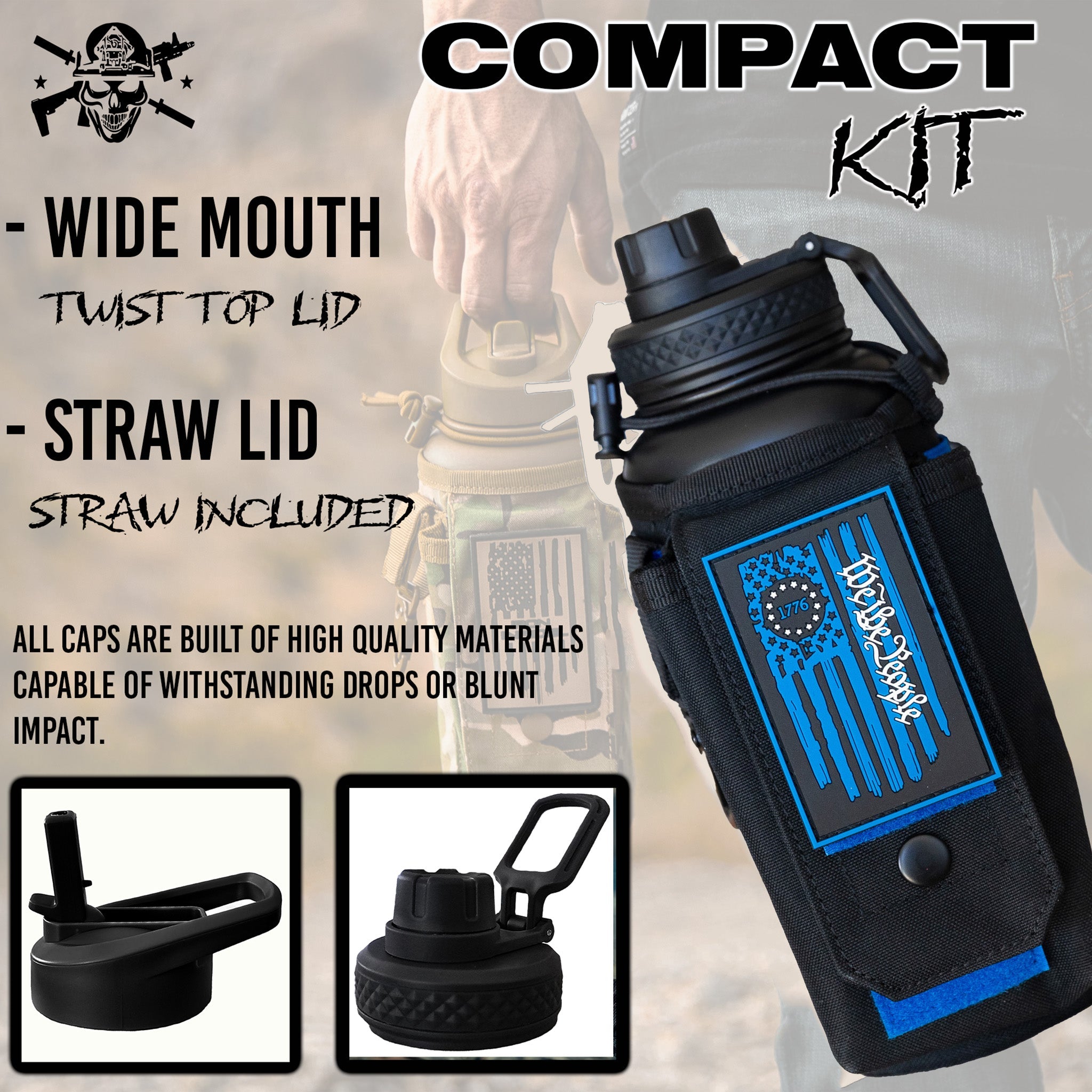 32oz Compact Battle Bottles - We The Collective
