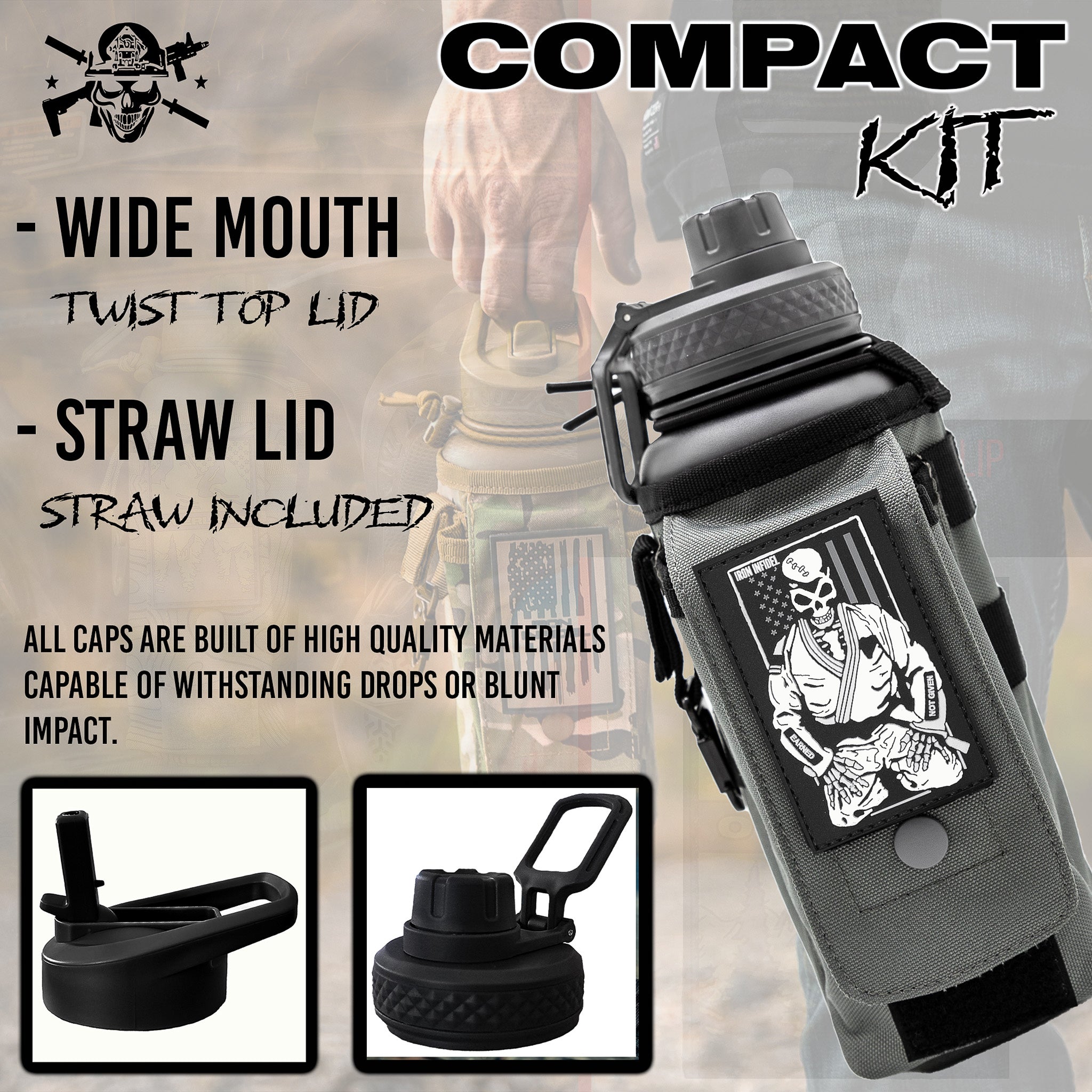 32oz Compact Battle Bottles - We The Collective