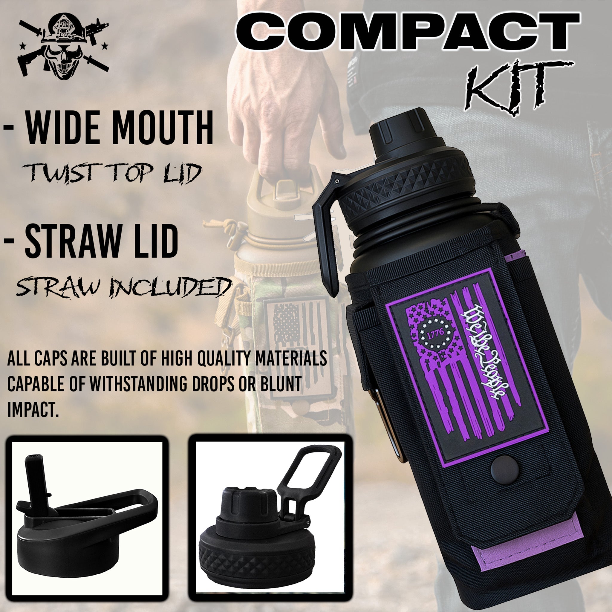 32oz Compact Battle Bottles - We The Collective