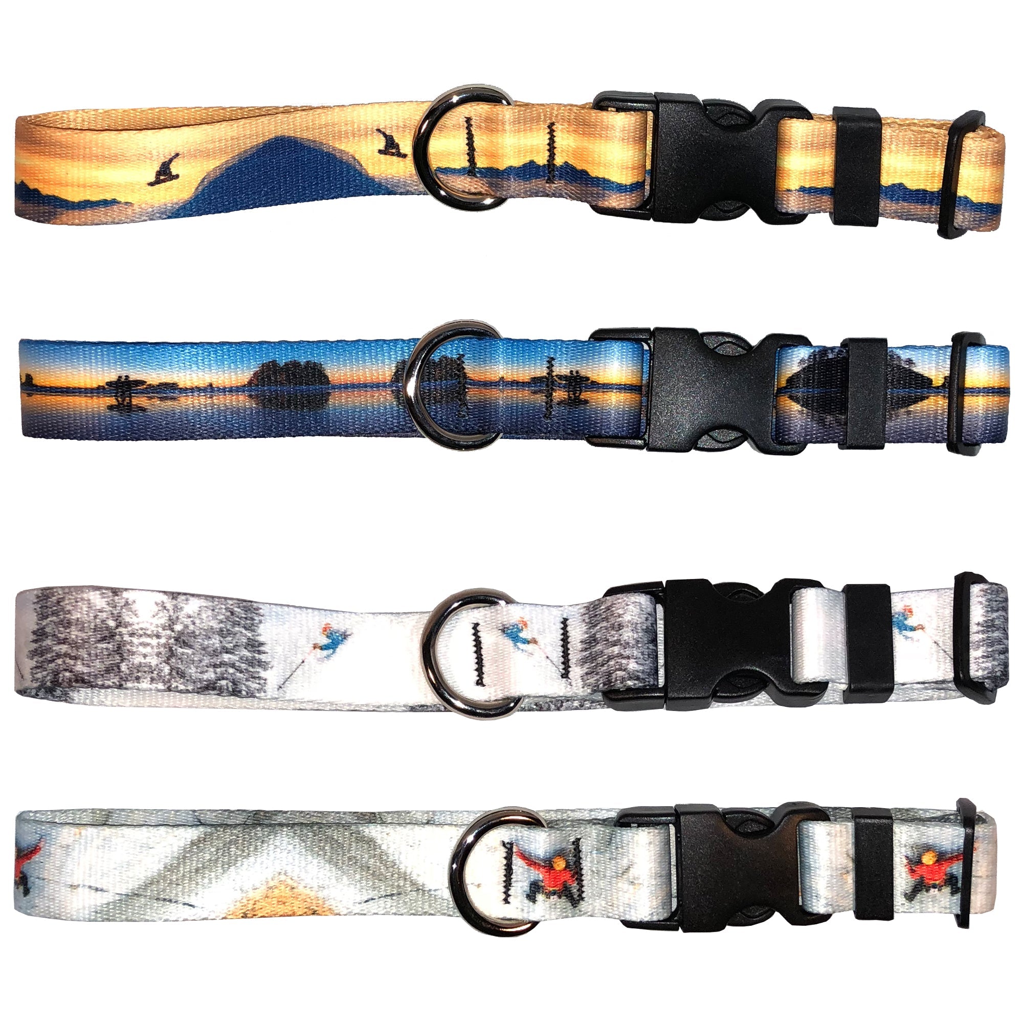 Mountaincognito Two Surfers Dog Collar - OVERLANDERS Outfitter
