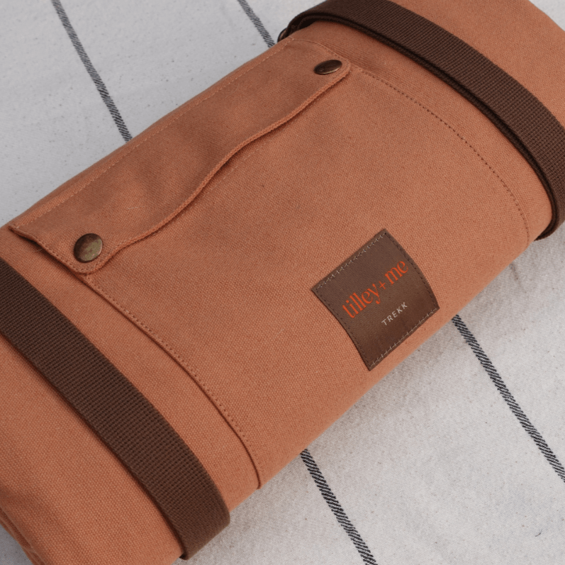 Trekk Convertible Travel Mat - Portable Canvas Bed for Dogs & Humans | Camping, Concerts, Picnics - OVERLANDERS Outfitter