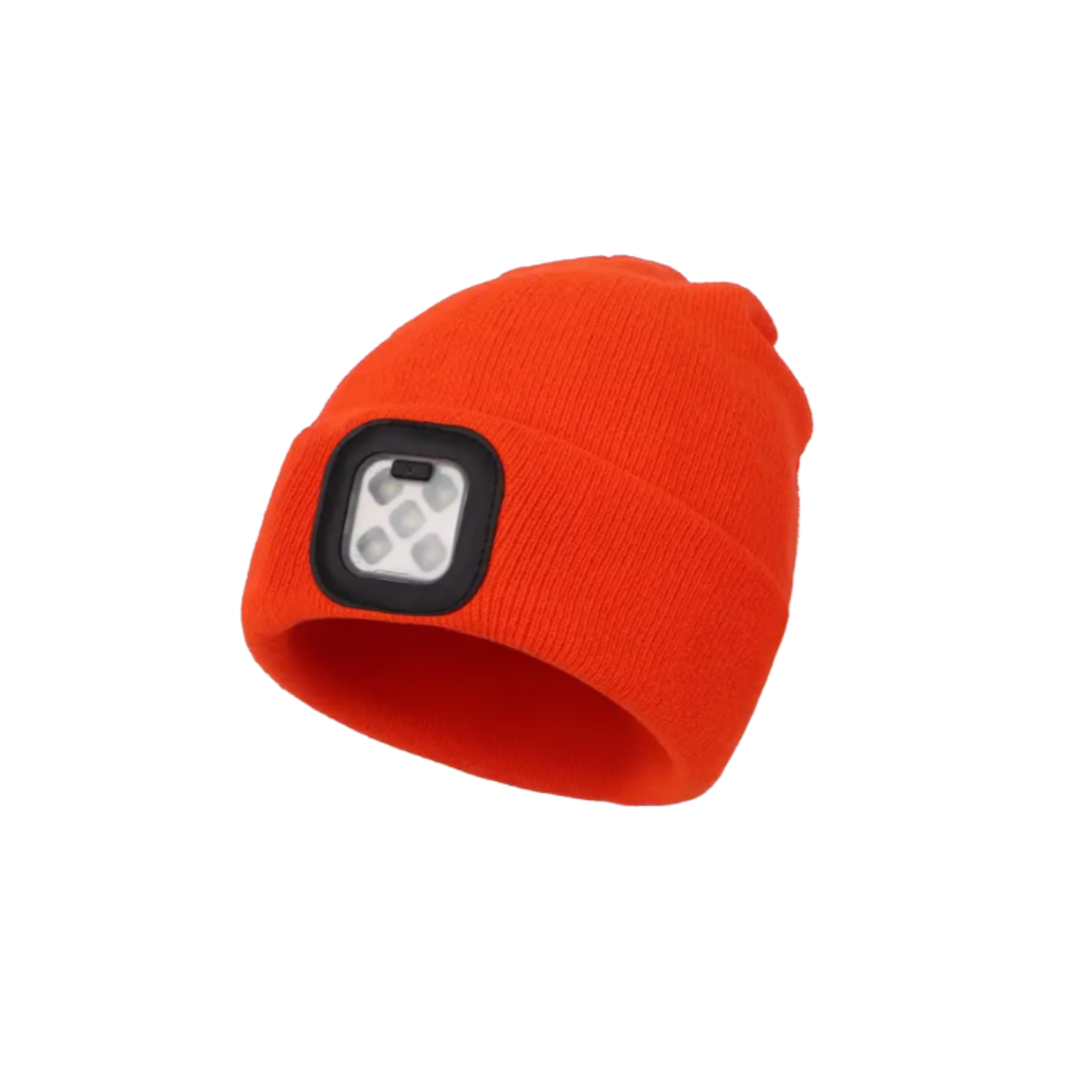 Tradition Creek rechargeable LED headlamp hat with adjustable strap and bright light for outdoor activities.