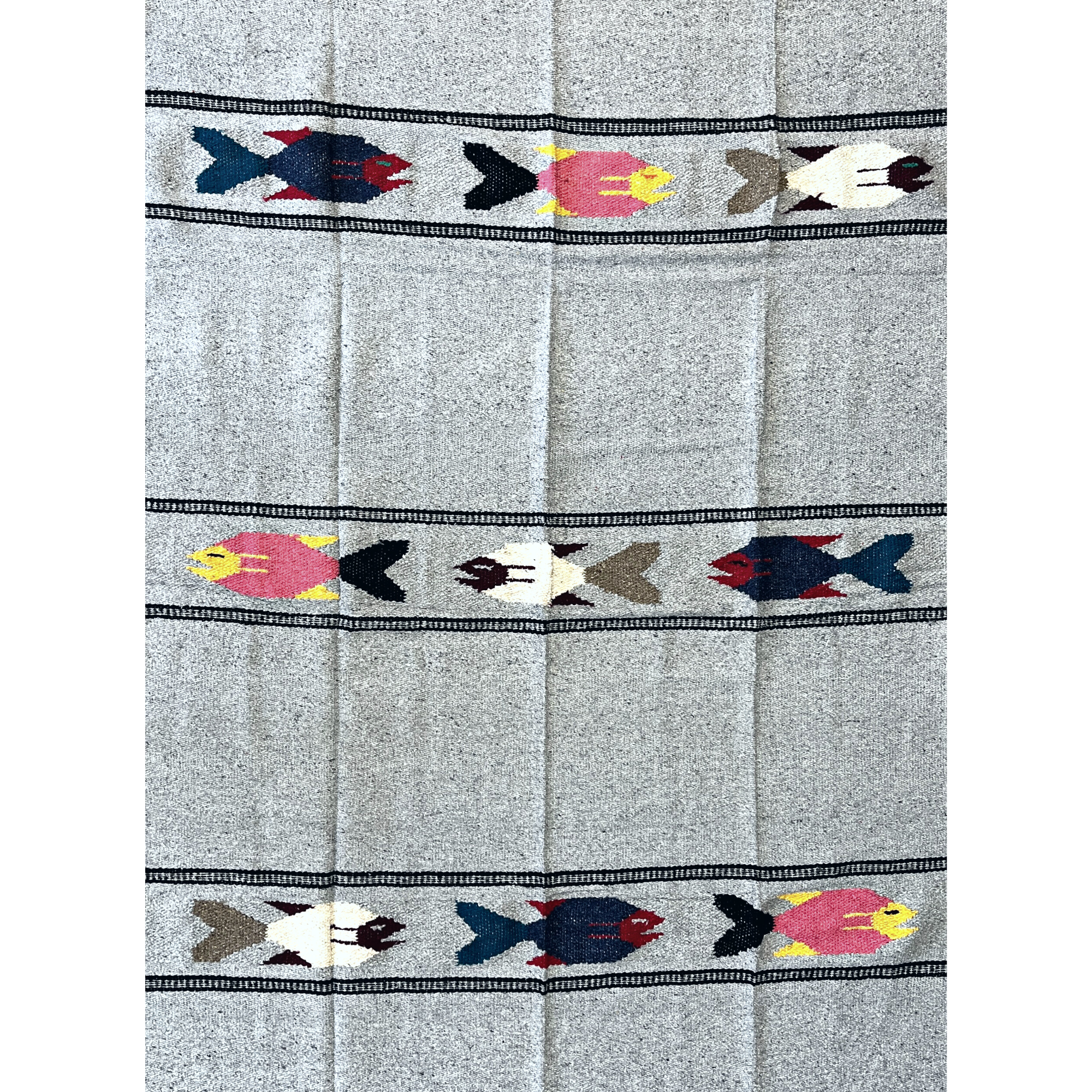 Heather Grey Baja Fish Yoga Blanket - OVERLANDERS Outfitter