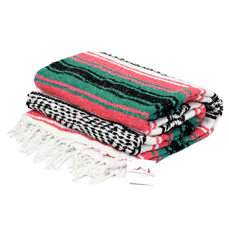 Coral & Sea Green Falsa Yoga Blanket - OVERLANDERS Outfitter