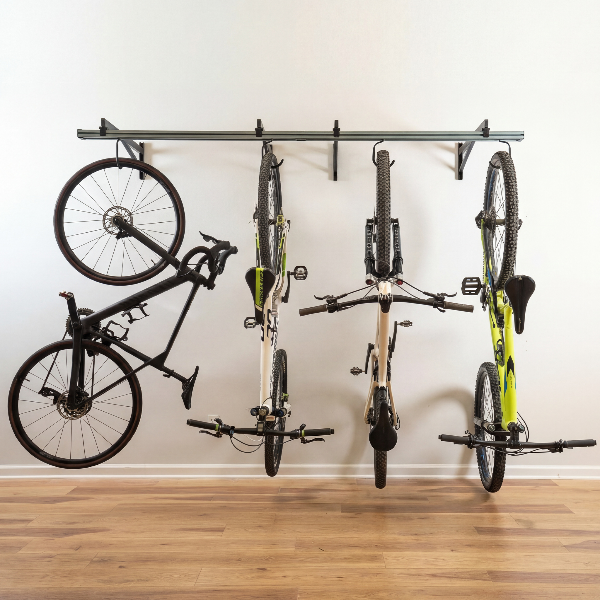 CycleSlide | Wall Mounted Bike Rack | 1 - 8 Bikes - OVERLANDERS Outfitter