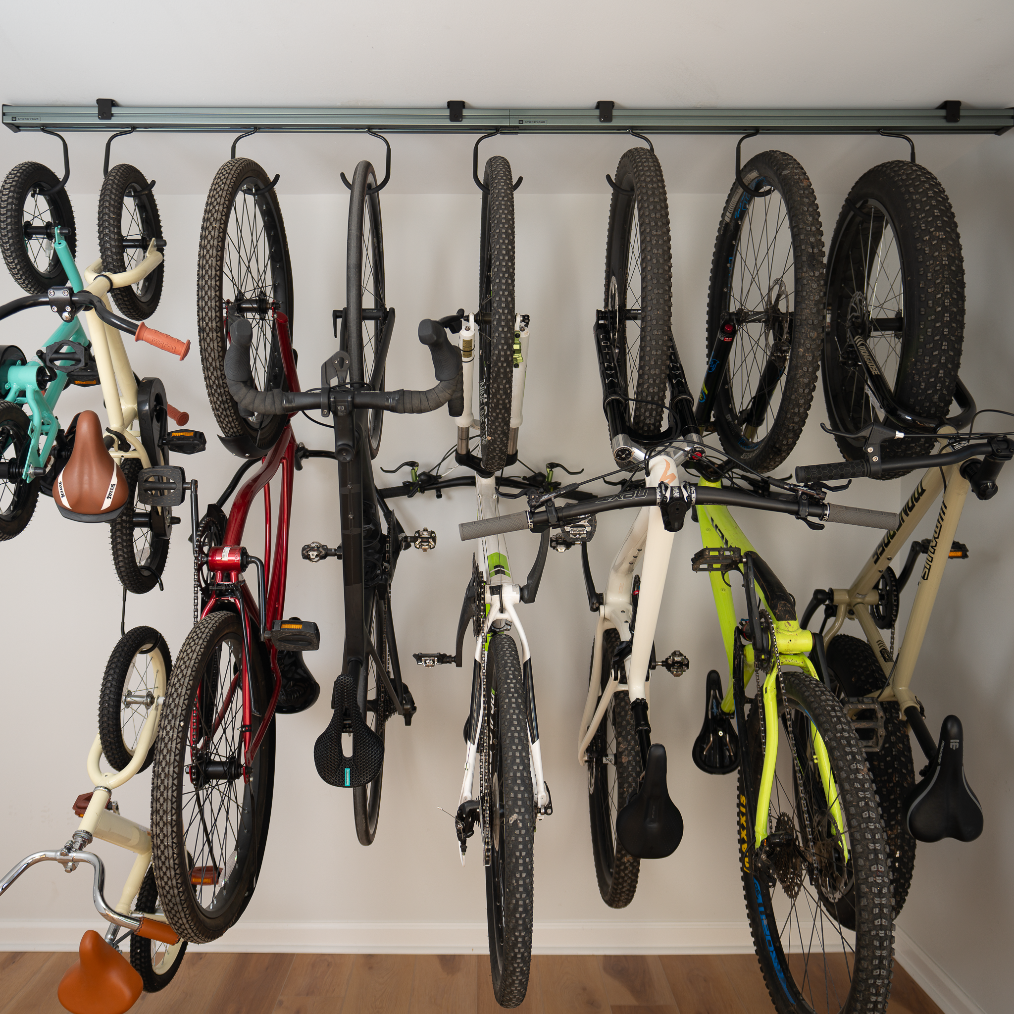 CycleSlide | Ceiling Mounted | 1 - 8 Bikes - OVERLANDERS Outfitter