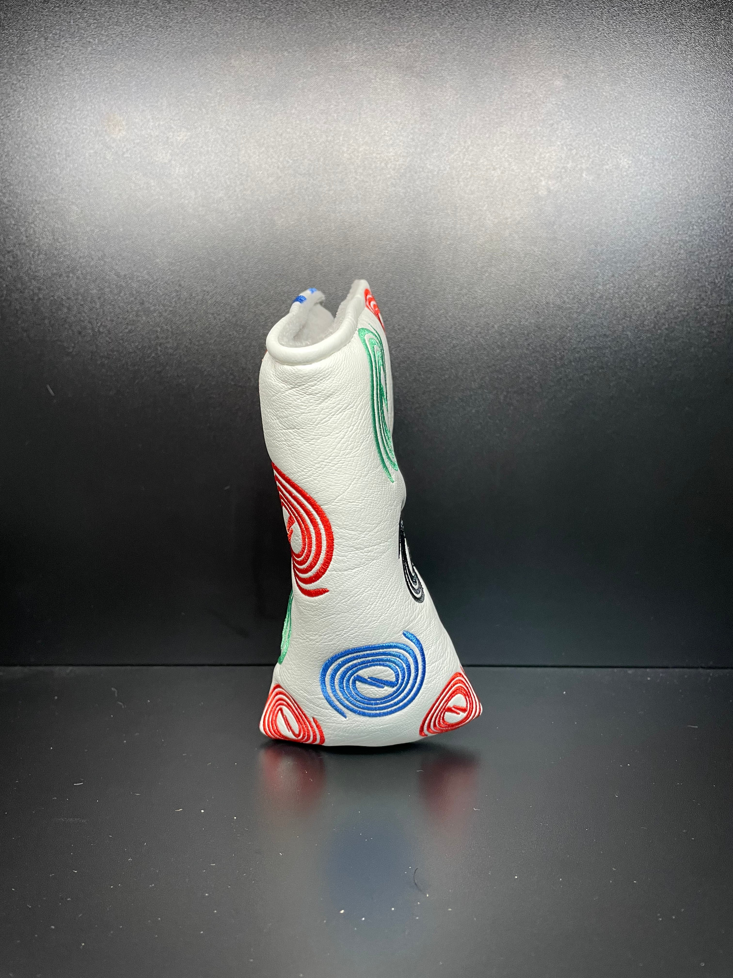 ParWestGolf Cyclone Circle golf club headcover with bold cyclone design, soft padding, and snug fit for driver protection.