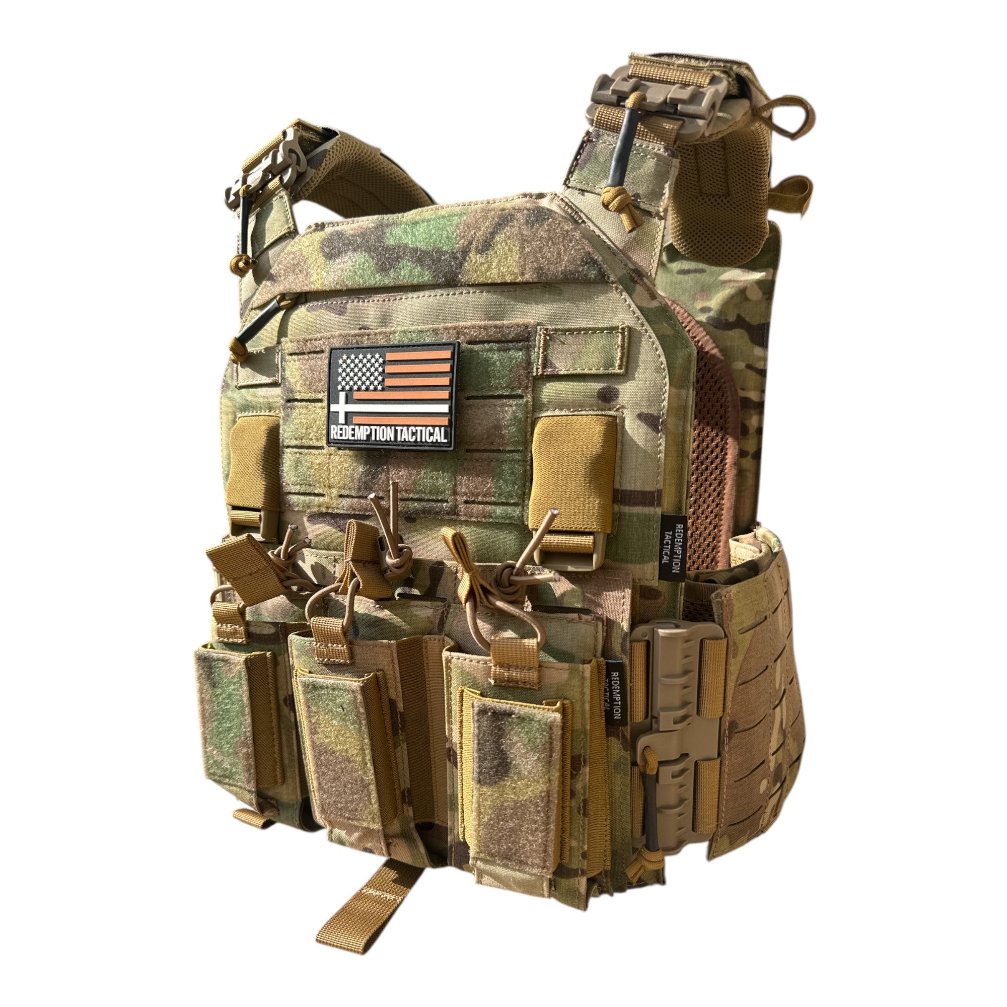 Redemption Tactical CRUSADER 2.0® V4 ARMOR FULL KIT COMBO PACKAGE LIGHTWEIGHT LEVEL IV  (2) 10x12 Front/Back Plates (2) 6x8 Side Plates (Level IV) - We The Collective