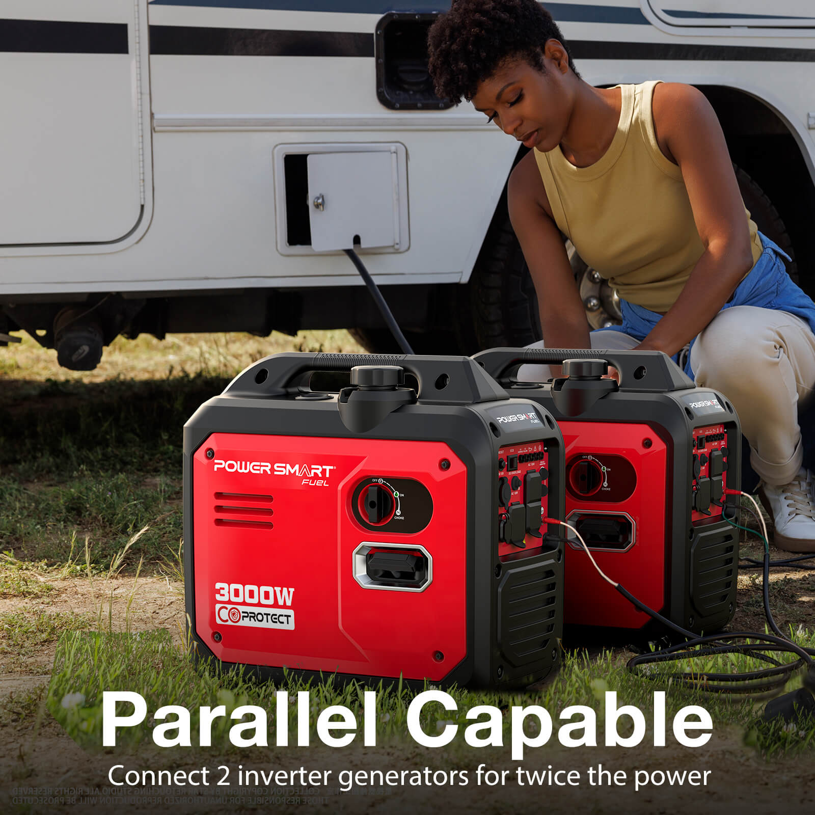 3000W Inverter Gas Generator w/ CO Alert DB5032 - OVERLANDERS Outfitter