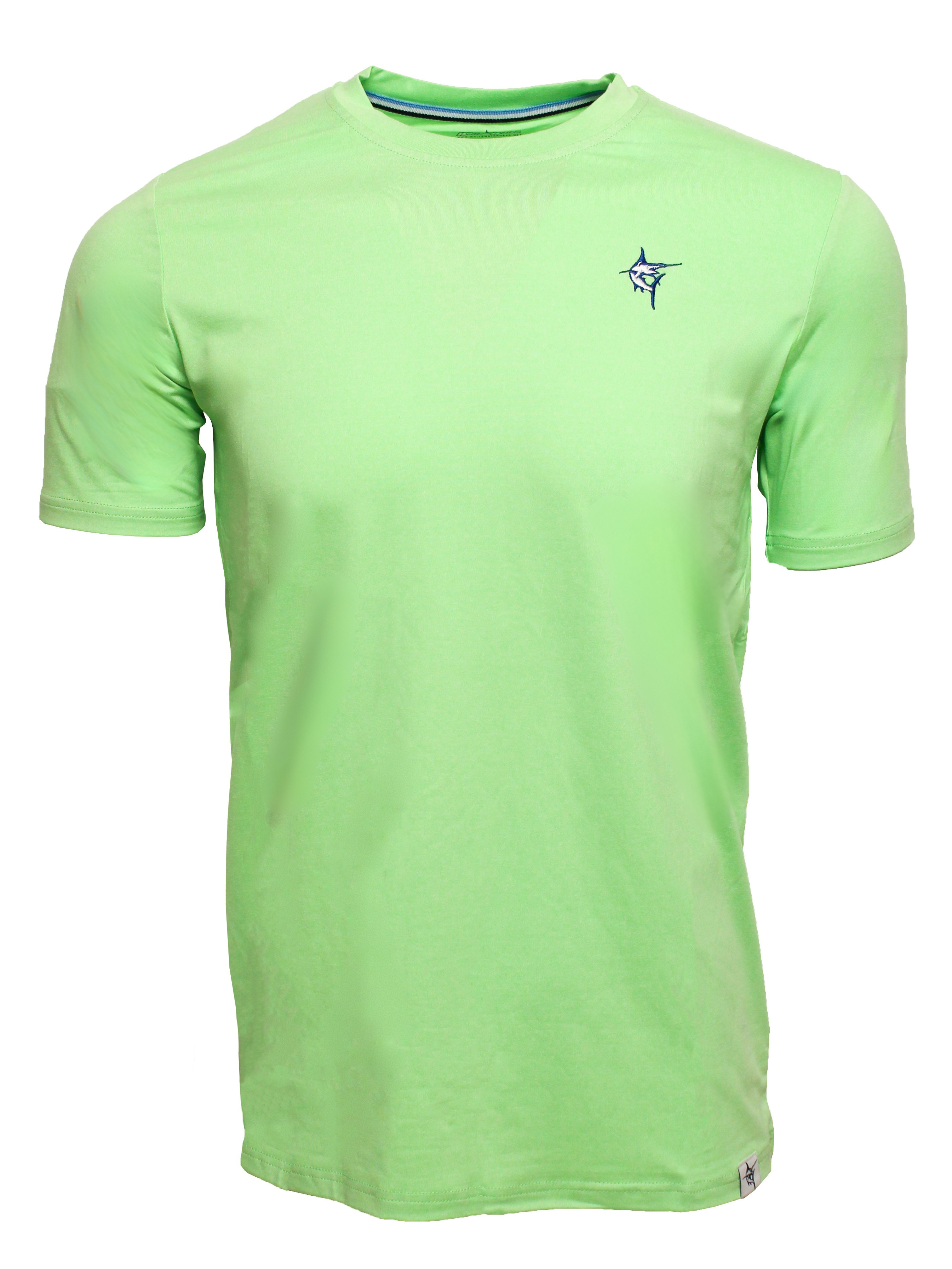 White Water Life Dockside Performance Tee with short sleeves, featuring a casual, comfortable design for everyday wear.