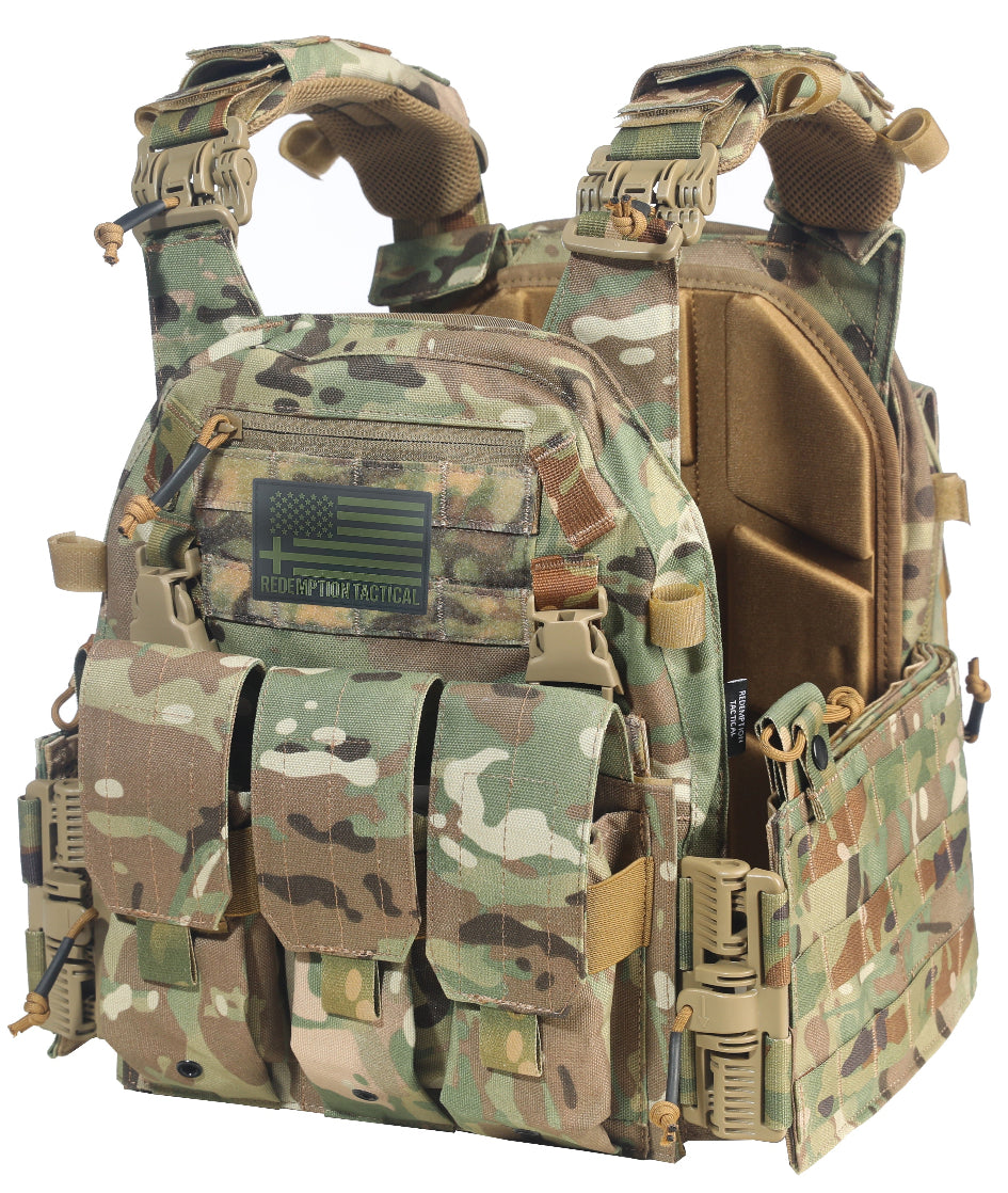 Lightweight Archangel 2.0 full kit armor combo with front, back, and side plates by Redemption Tactical.