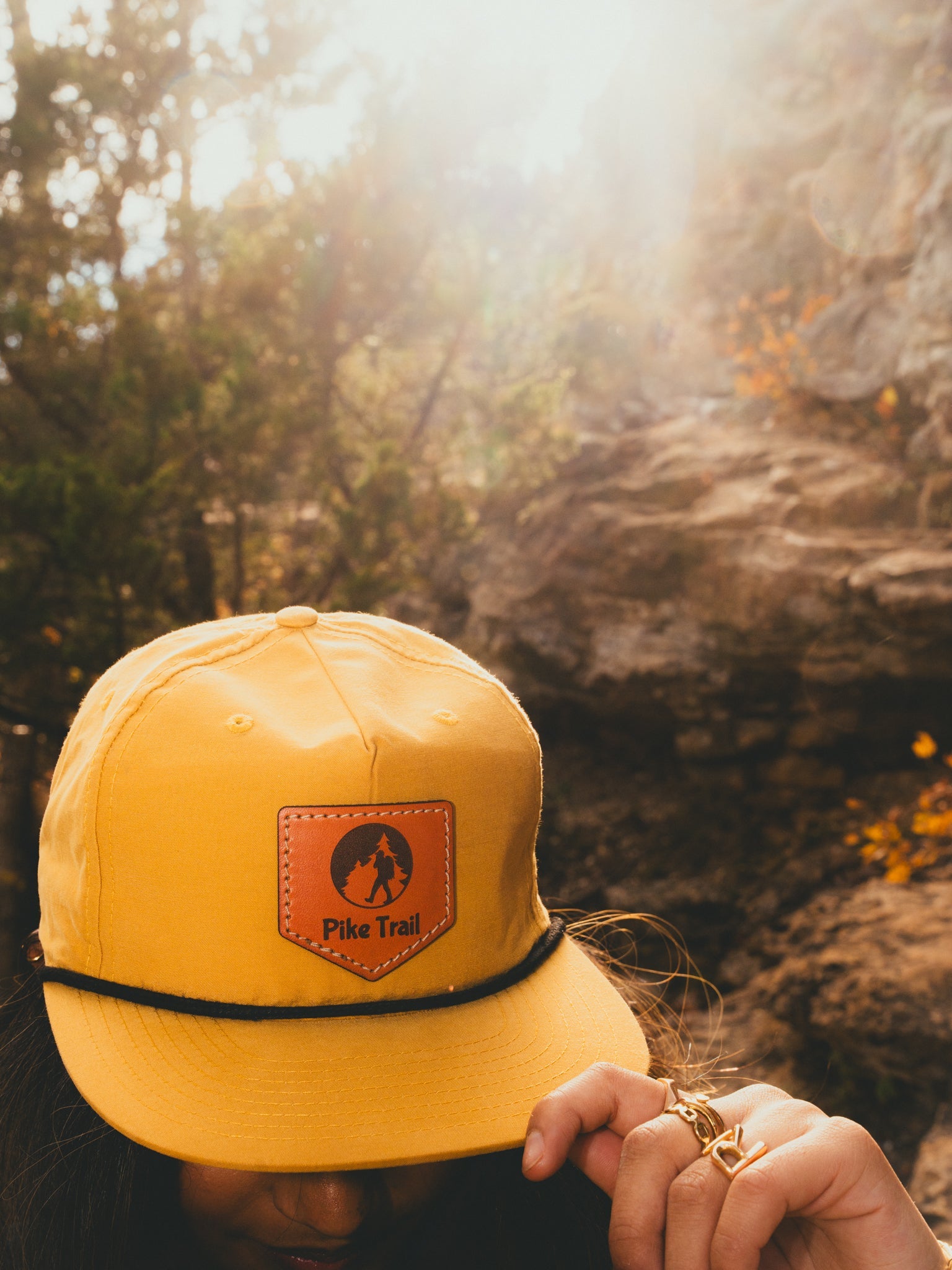 Pike Trail Rawhide Leather Patch Hats - OVERLANDERS Outfitter