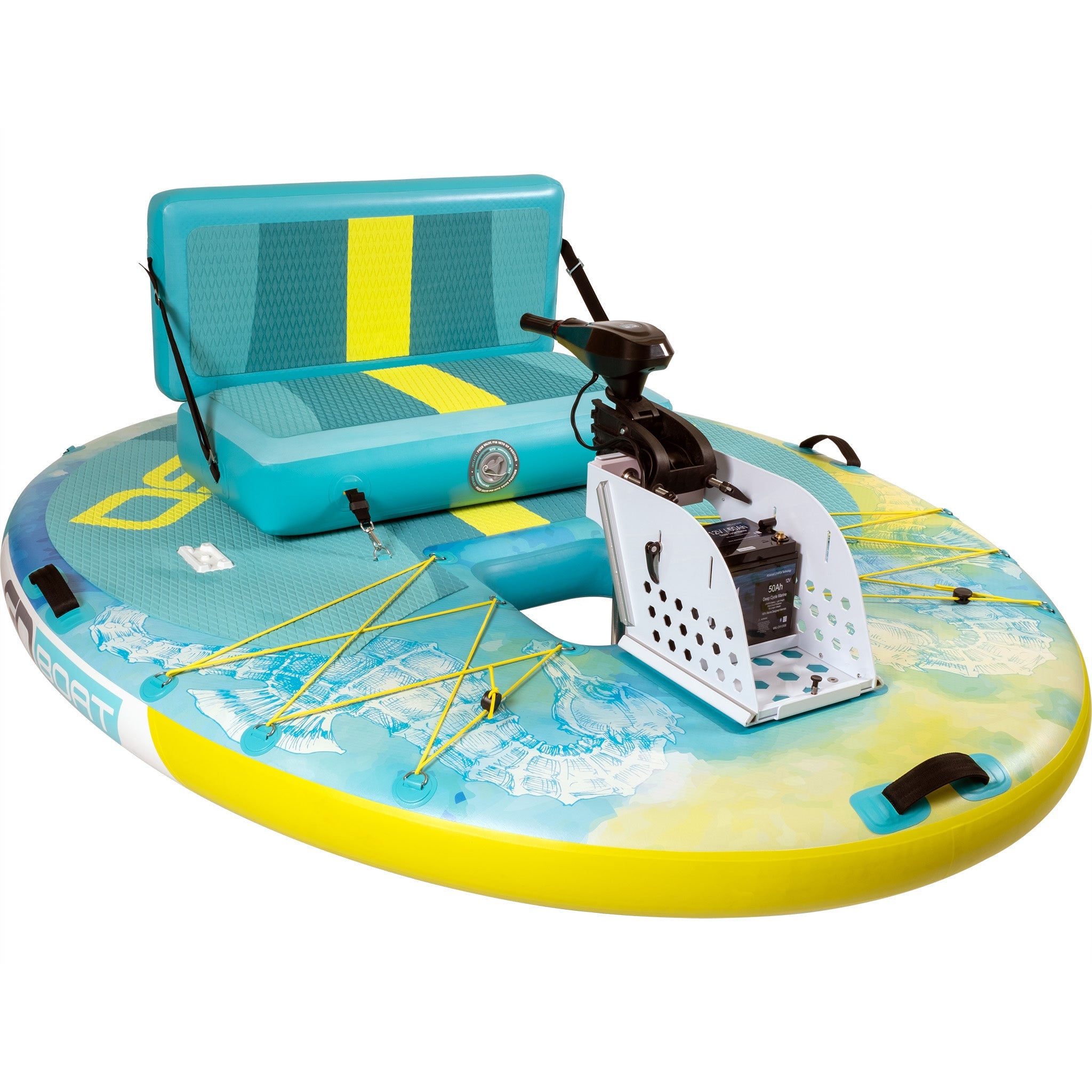 GoBoat Double Freedom watercraft shown in bright color, featuring sleek design and spacious seating for outdoor water adventures.