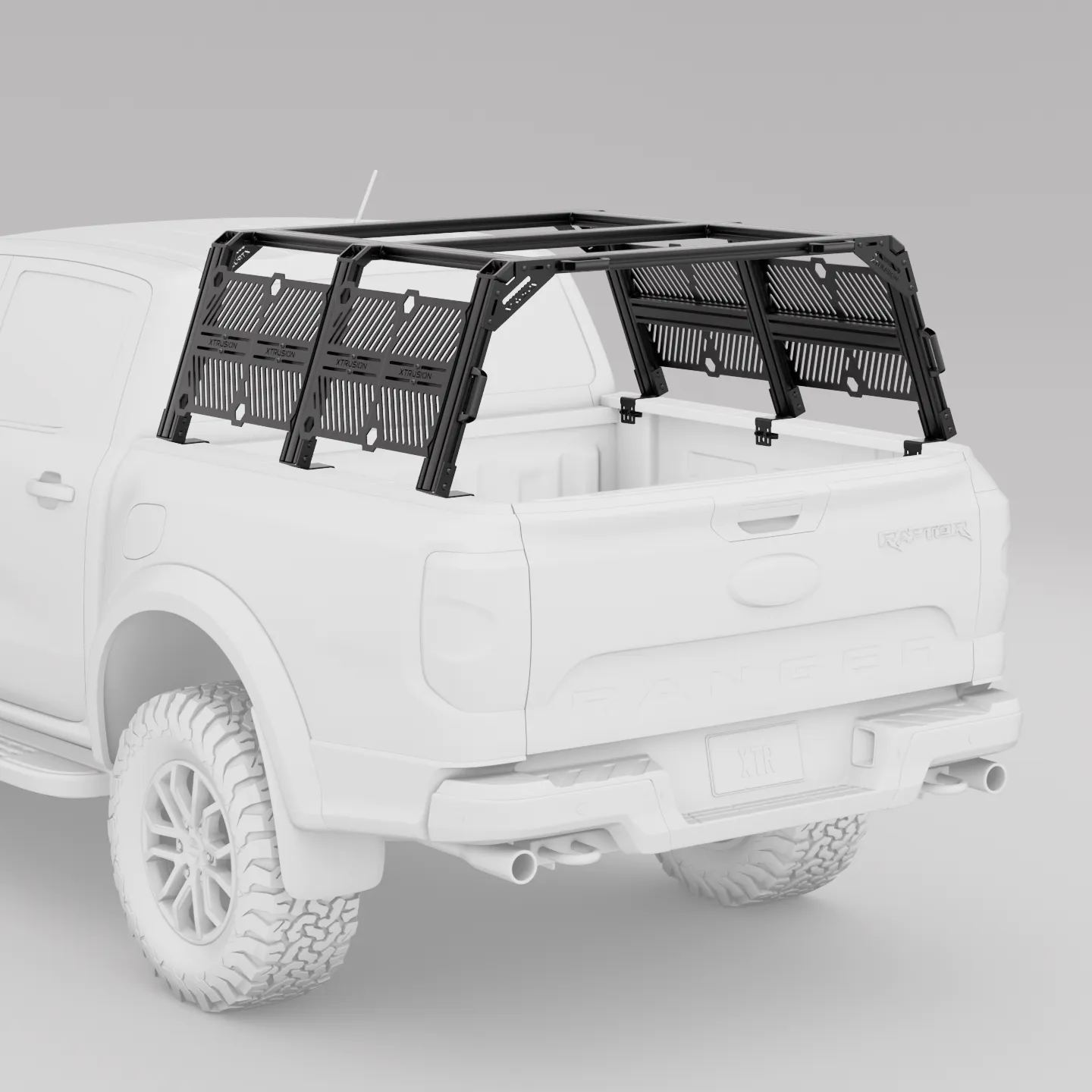 Ford Ranger Pickup Truck Pre-configured XTR3 Bed Rack + MOLLE Packages - OVERLANDERS Outfitter