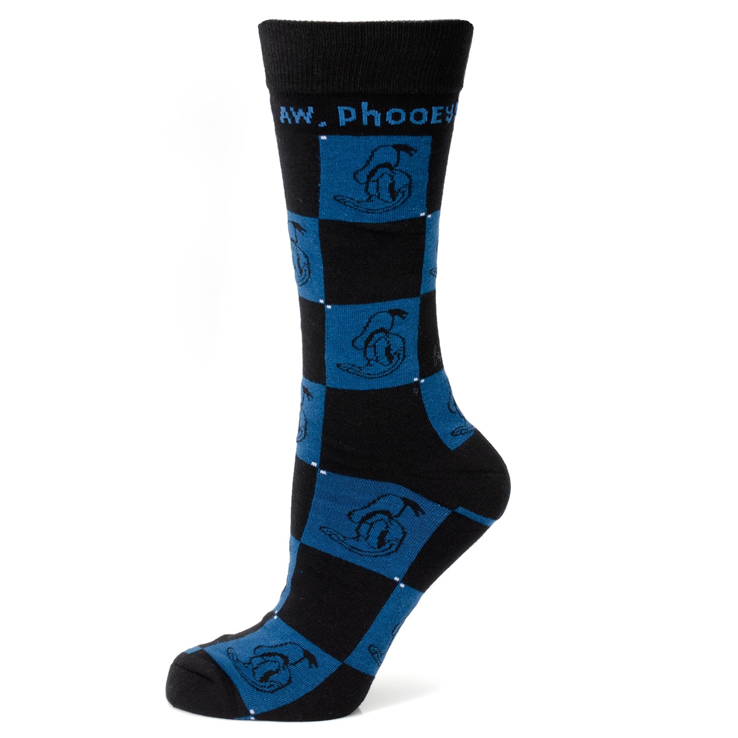 Disney Donald Duck Black Dress Socks & Blue Mickey Mouse Lapel Pin Gift Set - OVERLANDERS Outfitter