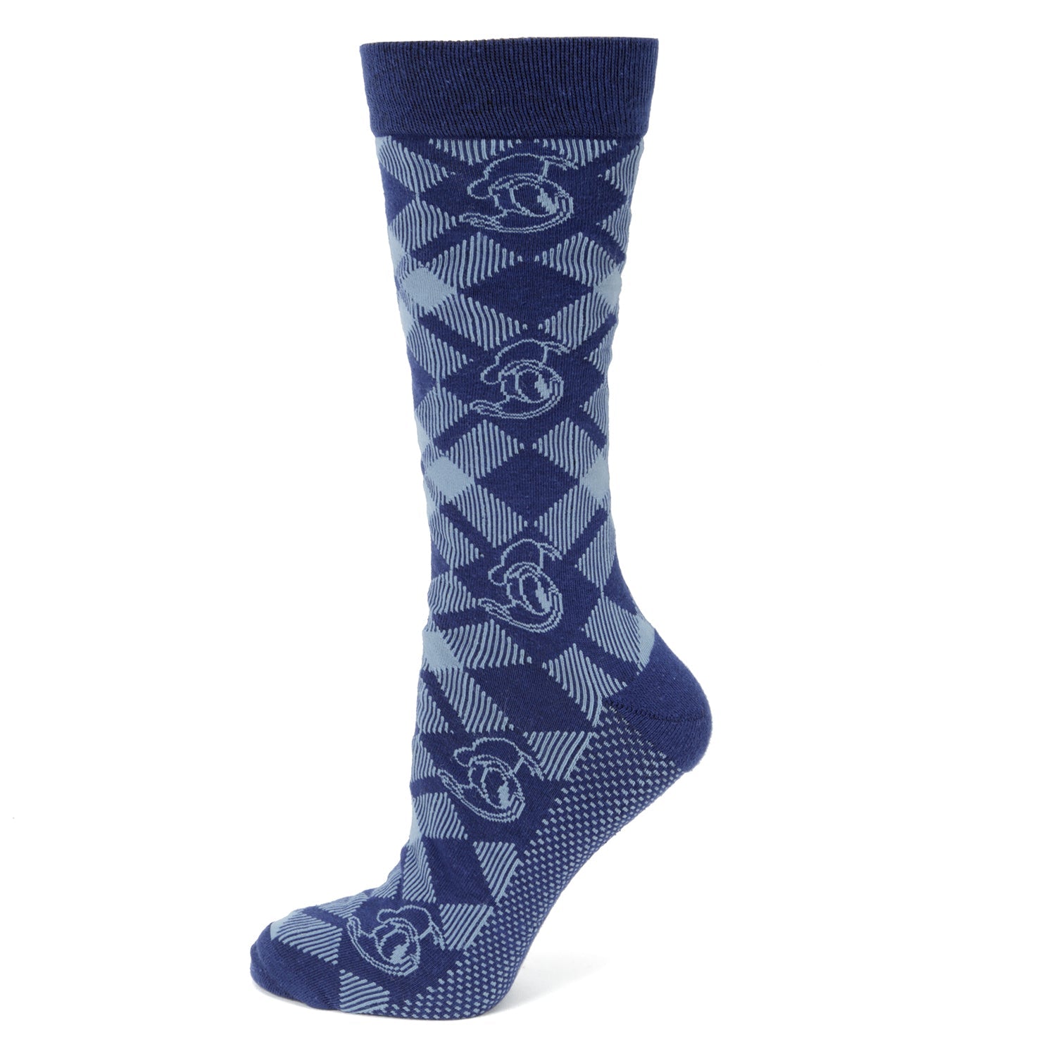 Disney Donald Duck Plaid Socks and Mickey Mouse Blue Lapel Pin Gift Set - OVERLANDERS Outfitter