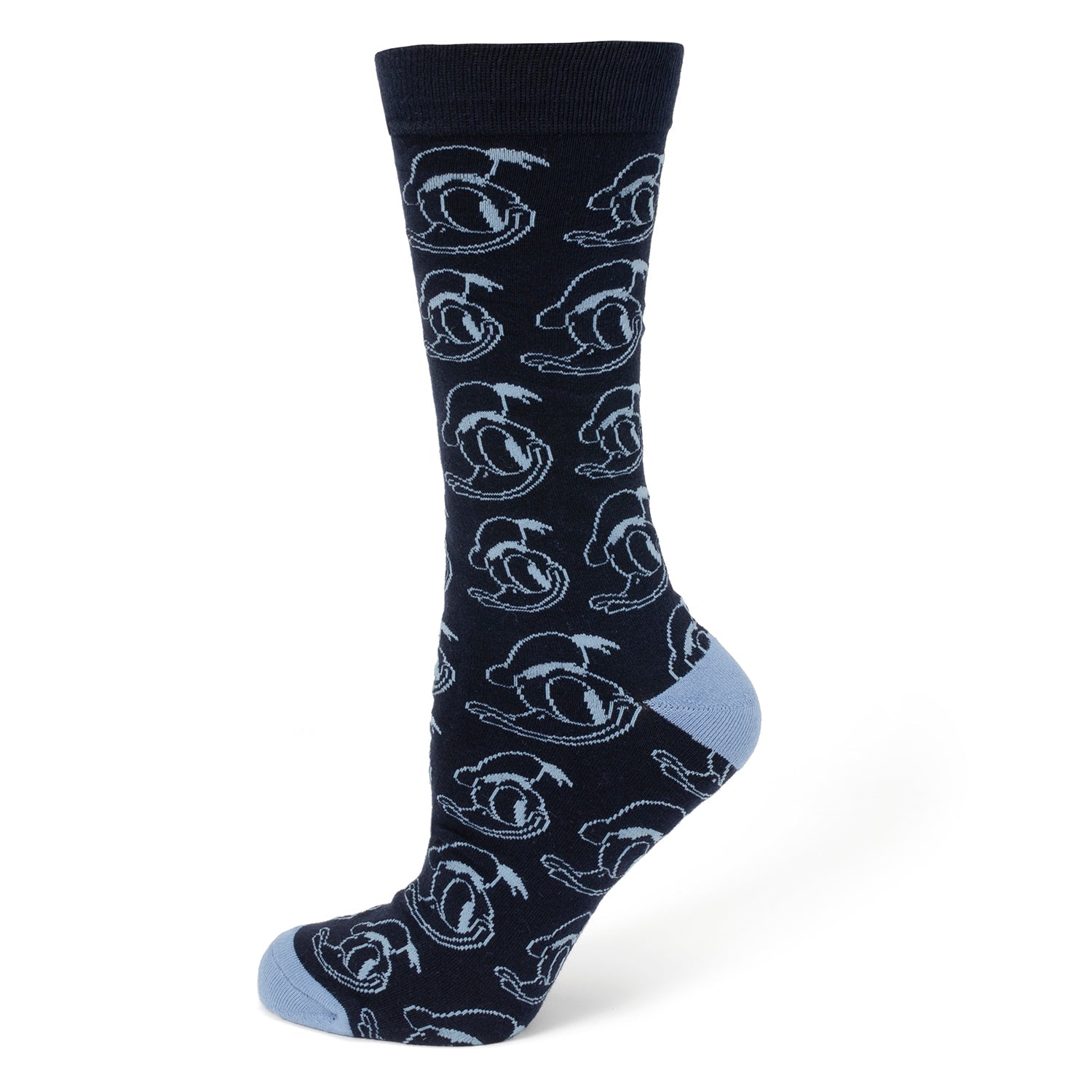 Disney Donald Duck Patterned Blue Socks and Mickey Mouse Blue Lapel Pin Gift Set - OVERLANDERS Outfitter