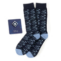 Disney Donald Duck Patterned Blue Socks and Mickey Mouse Blue Lapel Pin Gift Set - OVERLANDERS Outfitter