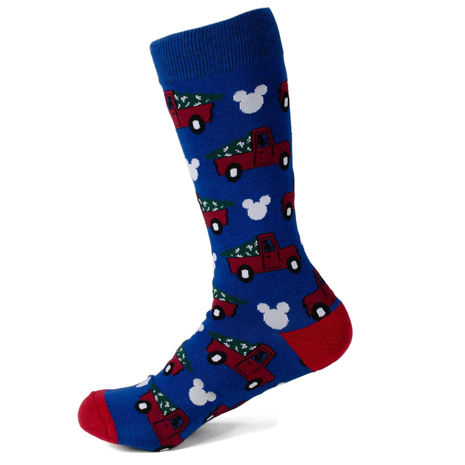 Disney Mickey Mouse Holiday Truck Navy Socks and Blue Lapel Pin Gift Set - OVERLANDERS Outfitter