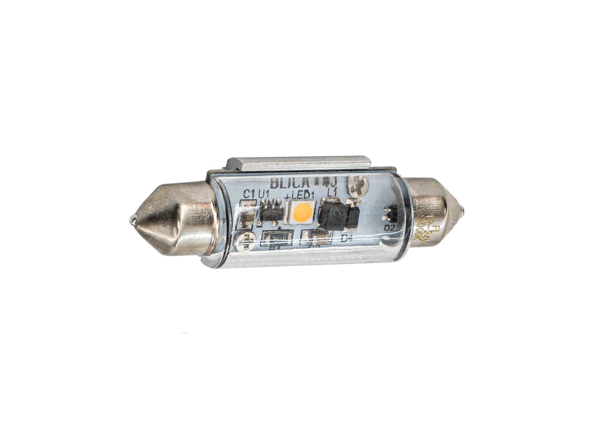 GoWesty dome light with LED bulb bundle showing a compact interior LED lighting setup in a vehicle.