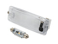 GoWesty dome light with integrated LED bulb bundle, showcasing a compact, modern interior lighting solution for vehicles.
