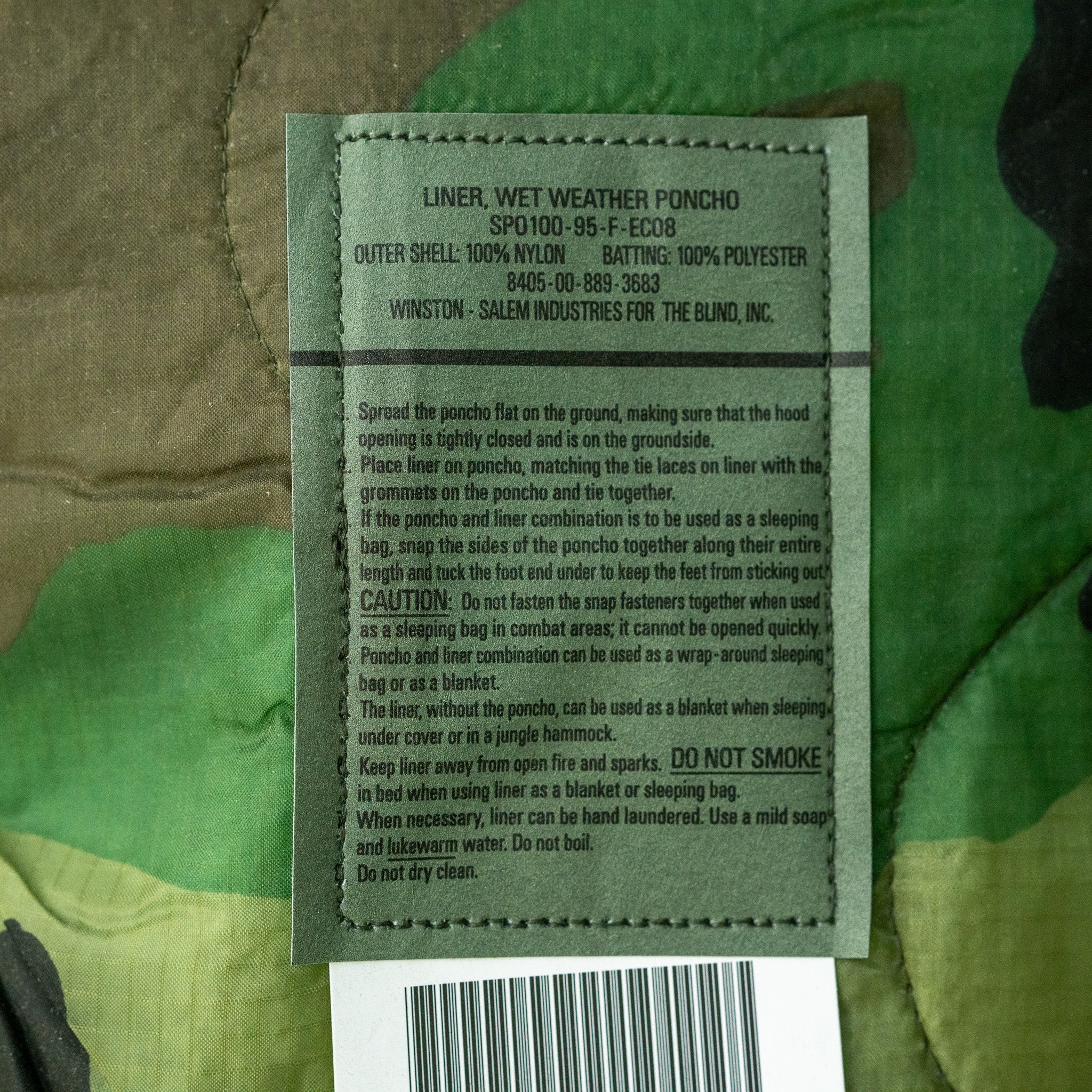 Unissued USGI M81 Woodland Poncho Liner/Woobie - We The Collective