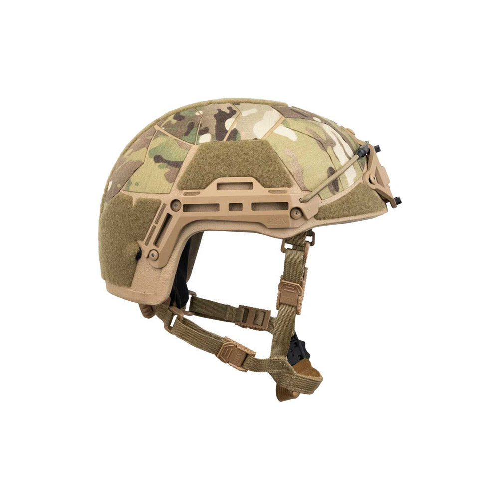 Hard Head Veterans ATE Lite ballistic helmet with high-cut design, lightweight NIJ IIIA rated helmet for ballistic protection.