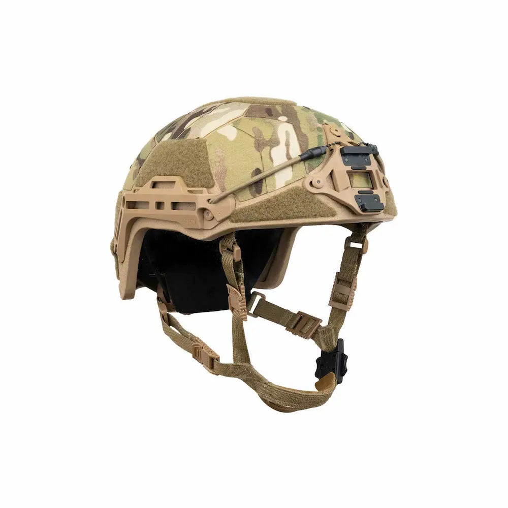 Hard Head Veterans ATE Lite ballistic helmet, lightweight NIJ IIIA high-cut tactical helmet with secure straps and matte finish.