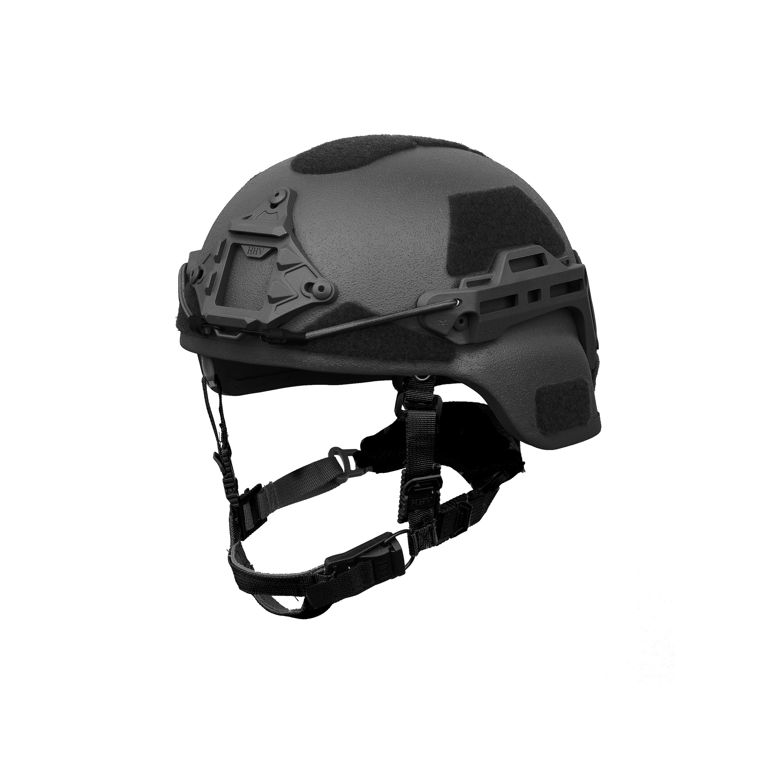 Black MICH / ECH BTE® Plus ballistic helmet by Hard Head Veterans with NIJ IIIA protection, featuring a sleek hard shell design.