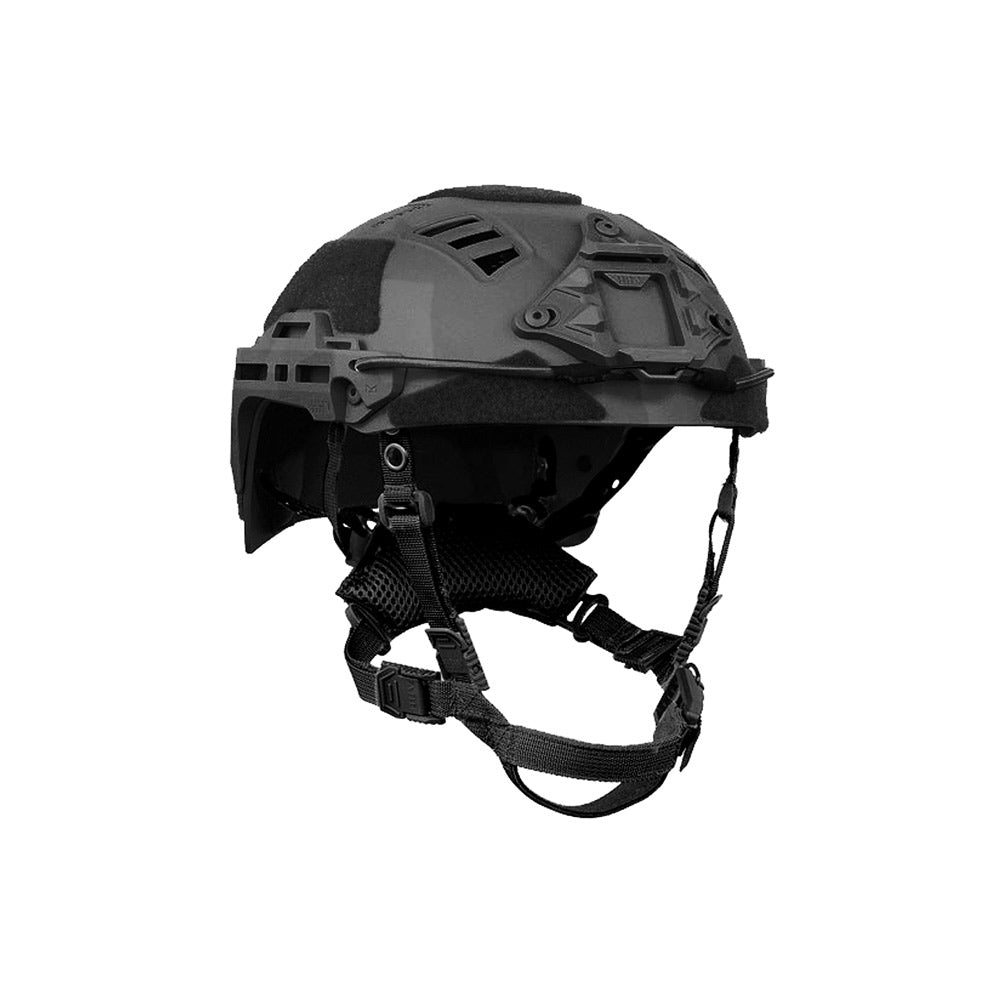 Black ATE® Bump Tactical Helmet by Hard Head Veterans with lightweight impact protection and adjustable straps.