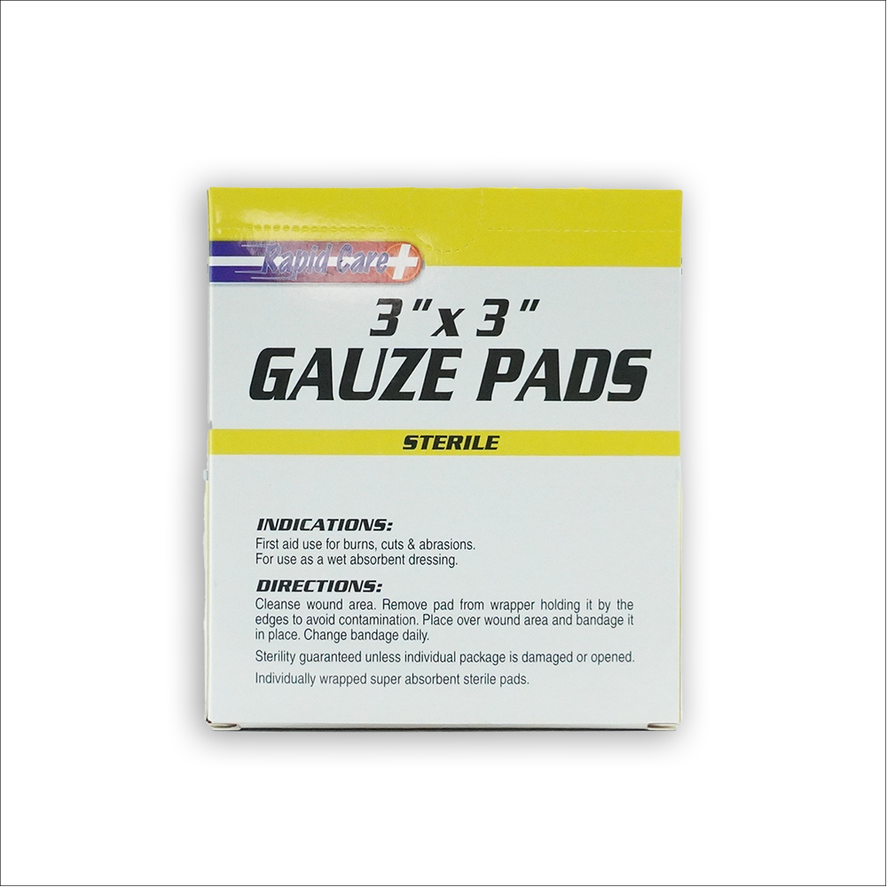 3" X 3" Gauze Pads (10 PACK) - OVERLANDERS Outfitter