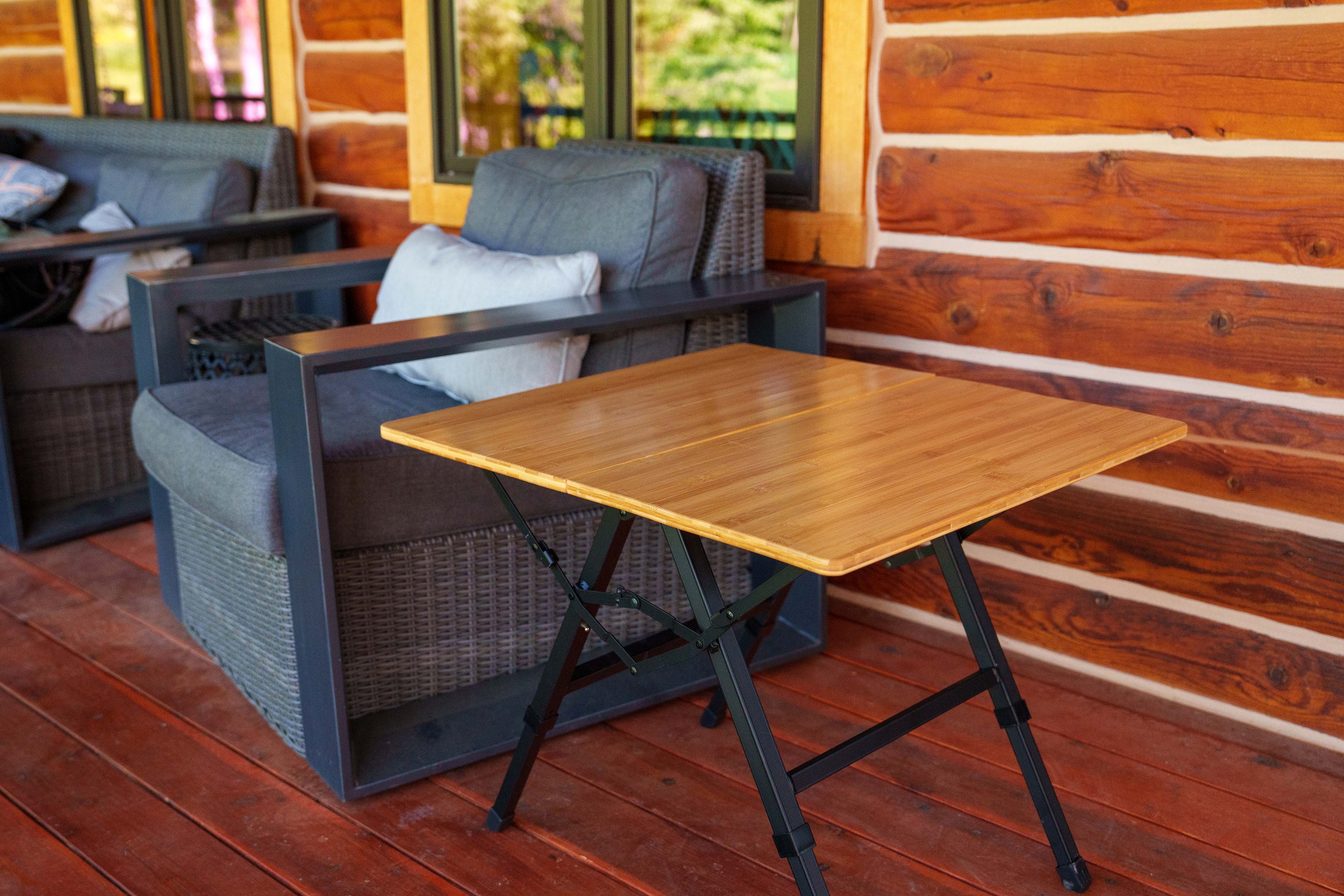 Foldable Bamboo Camping Table - Mountain Summit Gear - OVERLANDERS Outfitter