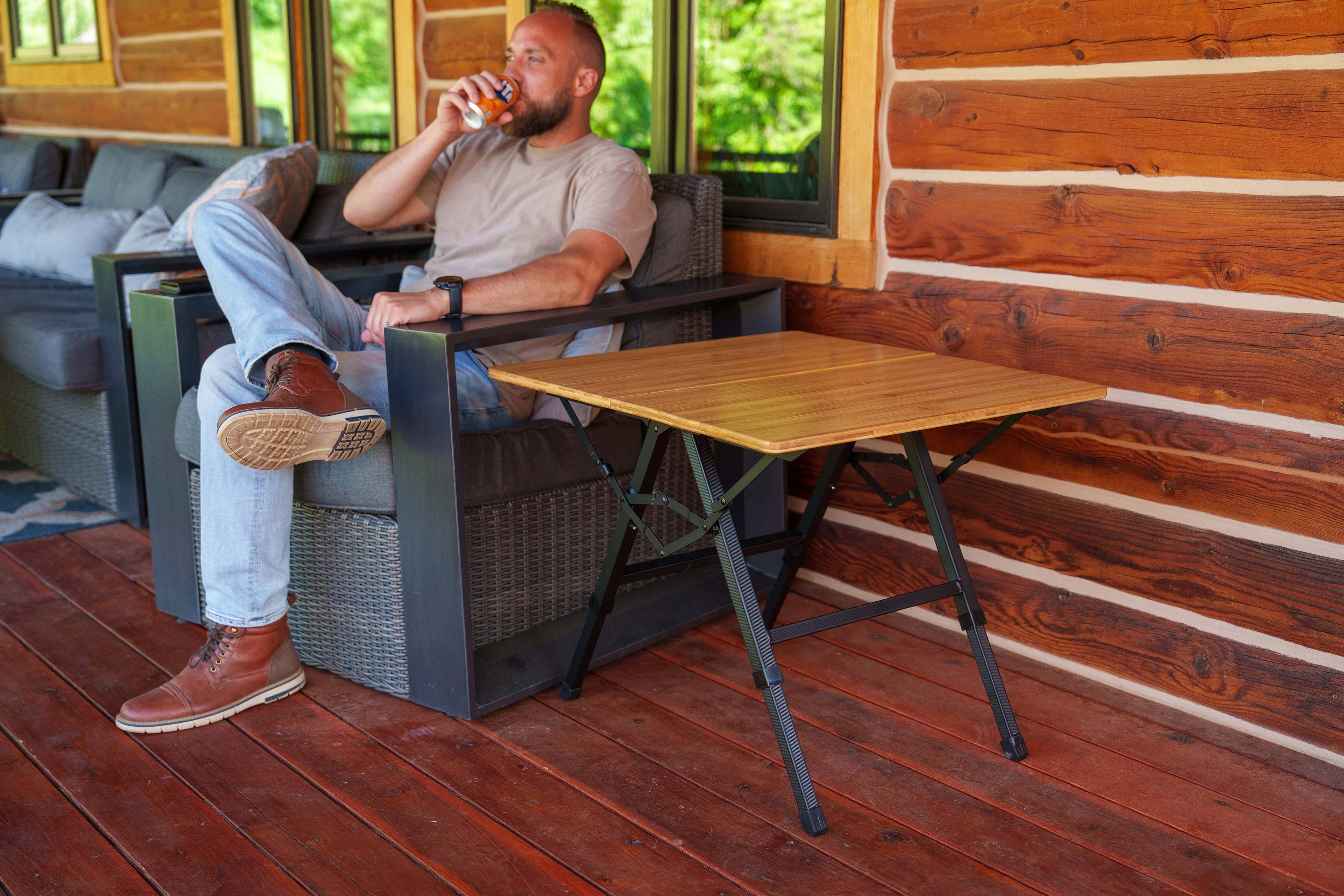 Foldable Bamboo Camping Table - Mountain Summit Gear - OVERLANDERS Outfitter