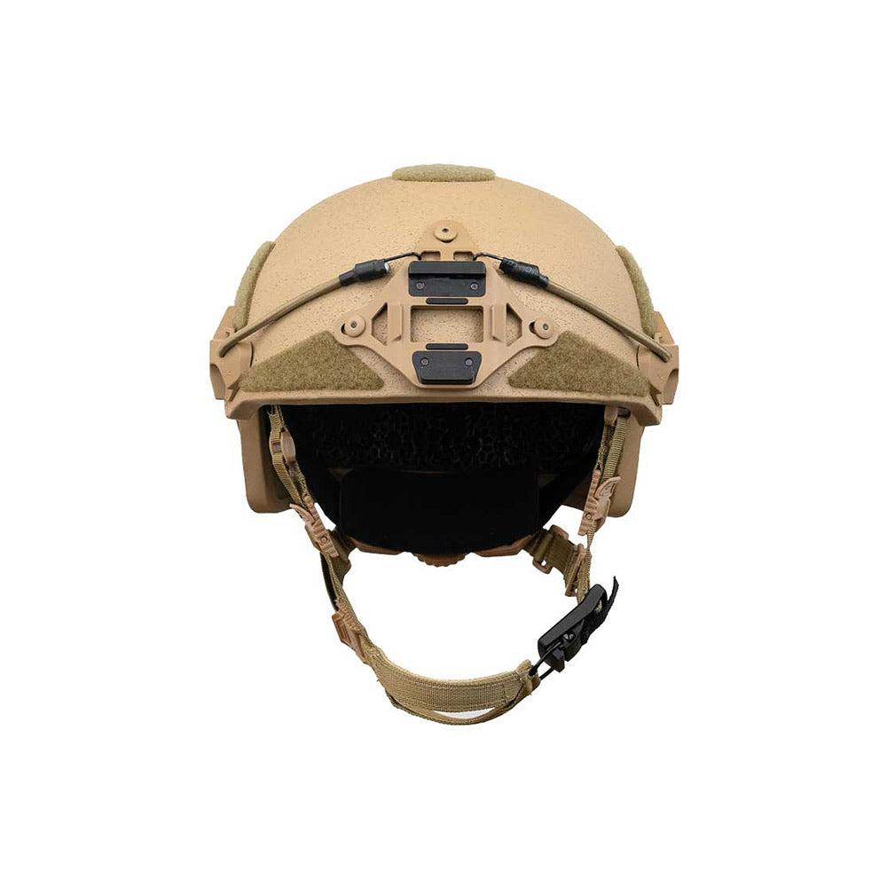 Lightweight ATE Lite Ballistic Helmet by Hard Head Veterans, NIJ IIIA rated high-cut tactical helmet with secure fit.