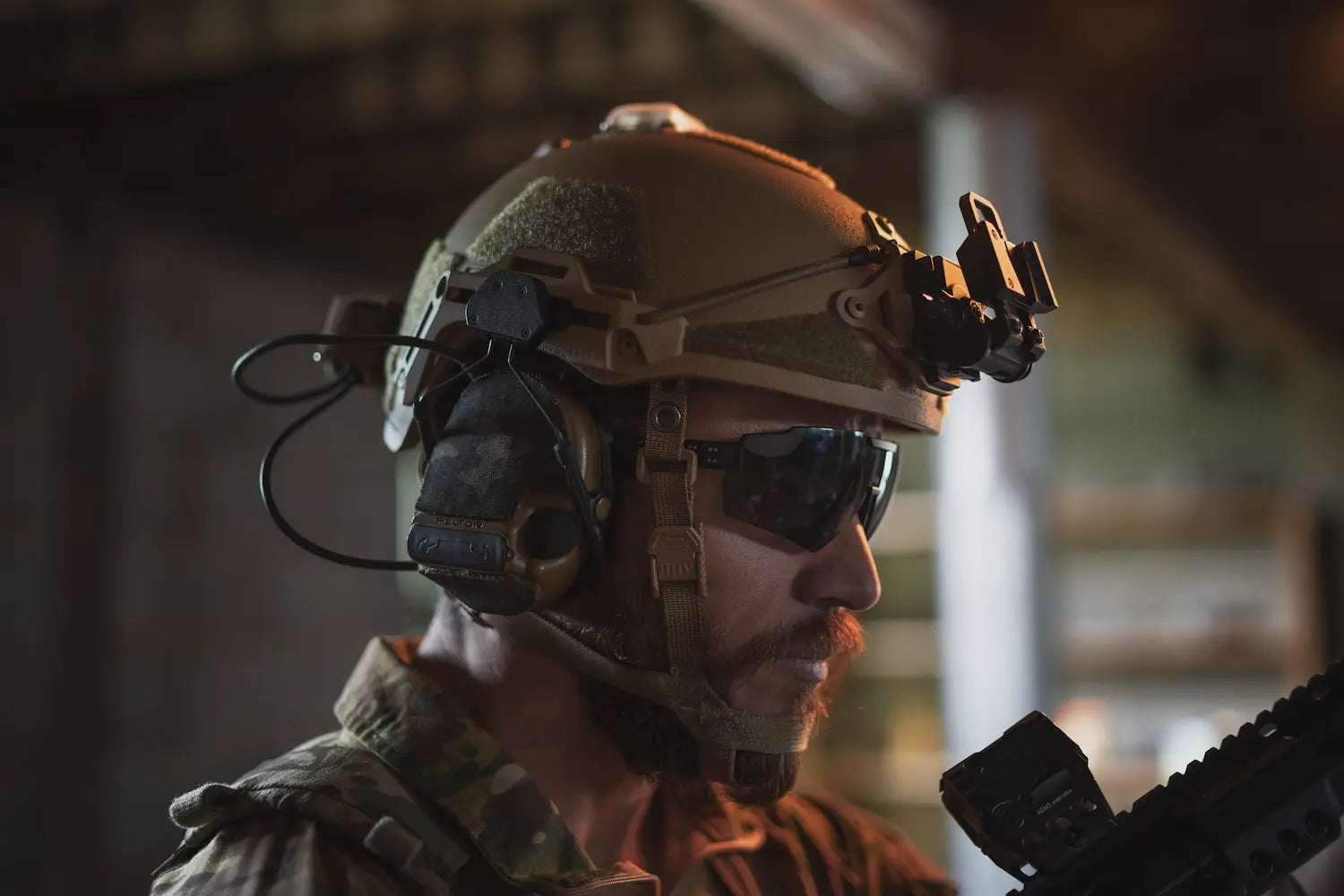 Hard Head Veterans ATE Lite Ballistic Helmet, lightweight NIJ IIIA high-cut hard helmet for ballistic protection.