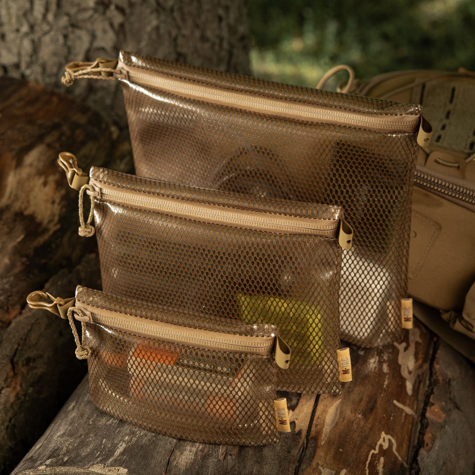 M-Tac Zip Pocket Organizer Set Elite featuring multiple compartments and durable fabric for efficient storage and organization.