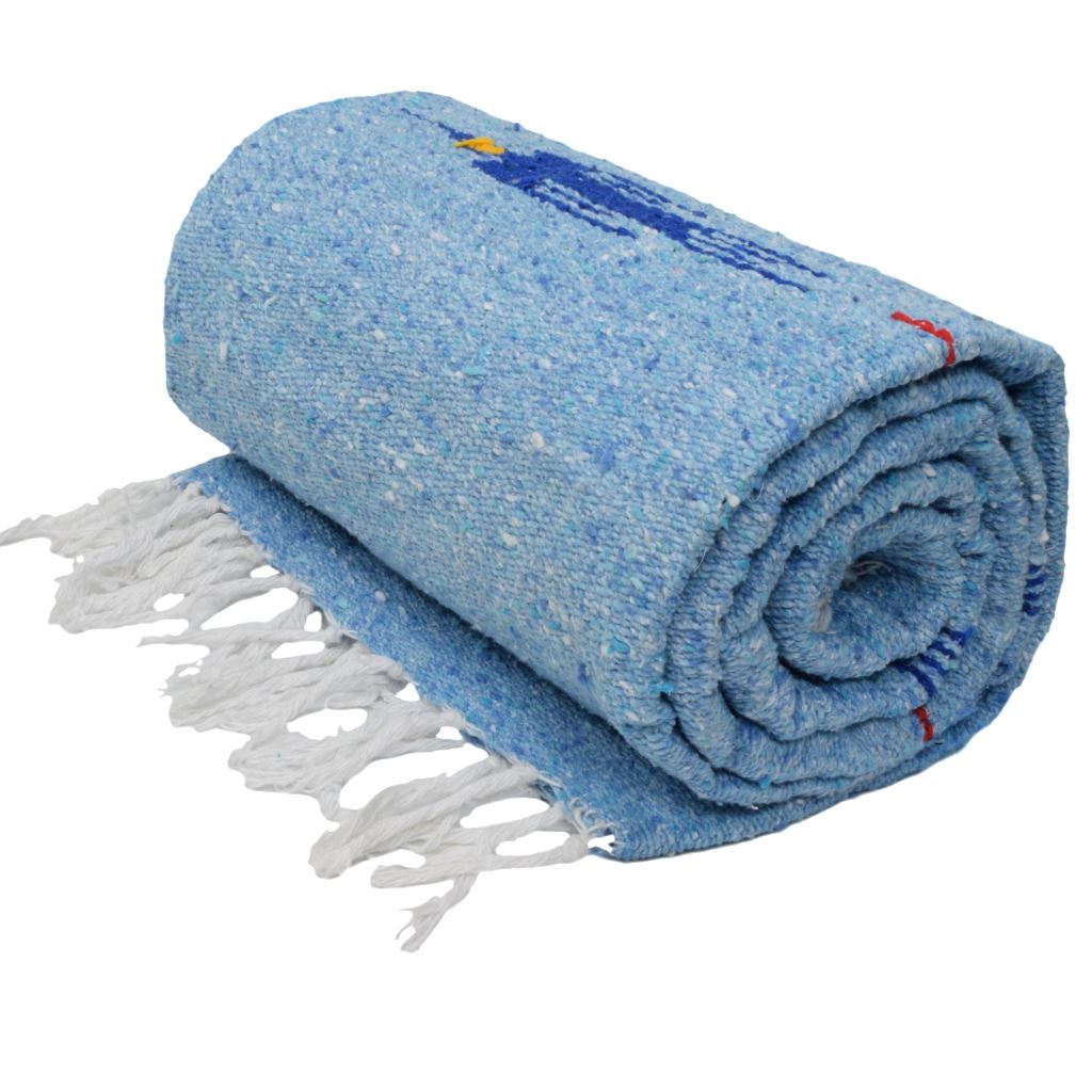 Sky Blue Baja Thunderbird Blanket - OVERLANDERS Outfitter