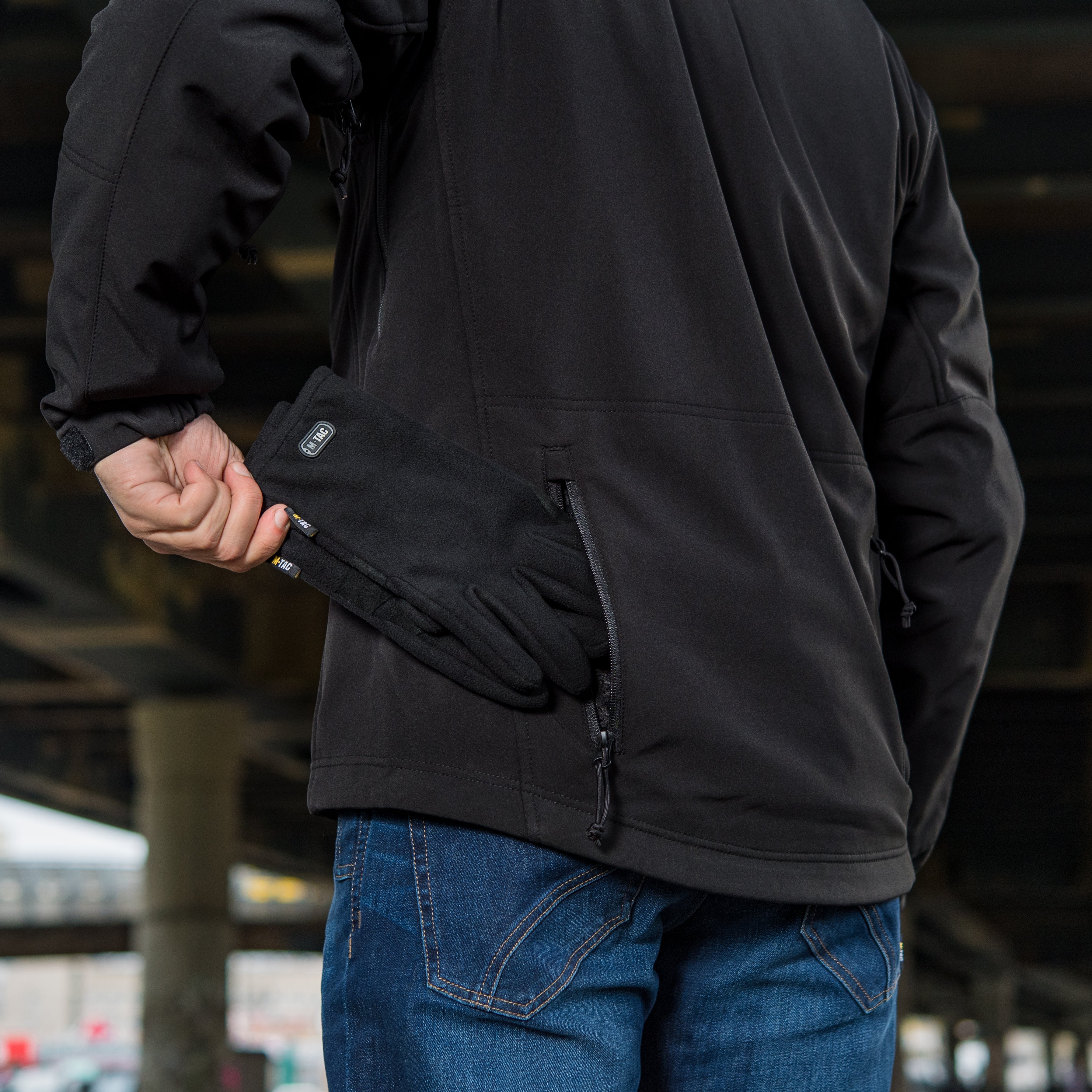 M‑Tac Softshell Tactical Jacket with Fleece Liner - We The Collective
