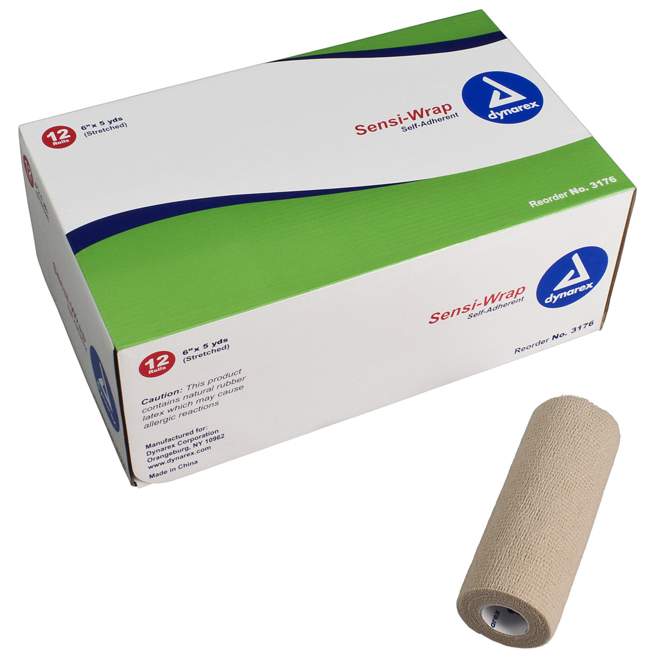 Dynarex Sensi-Wrap Bandage Rolls - 6" x 5 yd - 12 per box - OVERLANDERS Outfitter