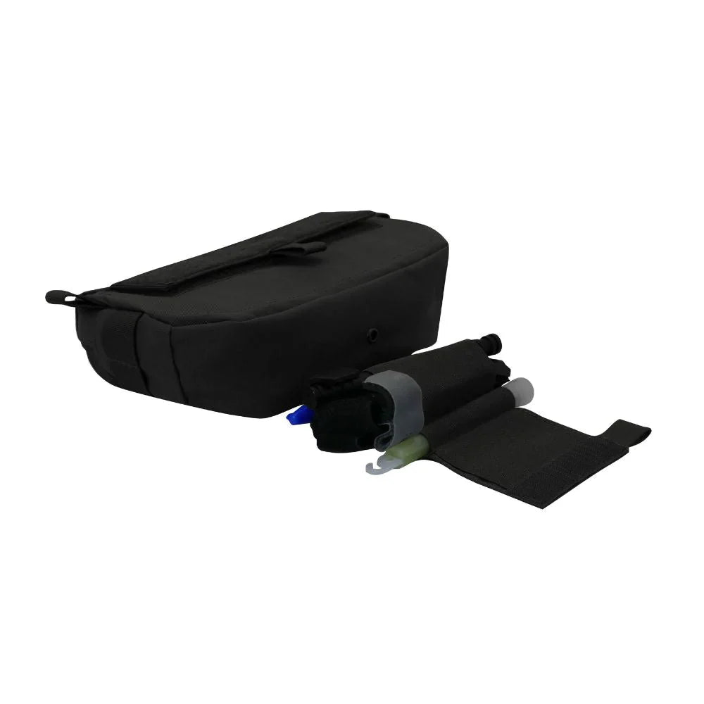 Six pack hanger pouch from HCC Tactical, tactical gear with multiple compartments and durable nylon material.