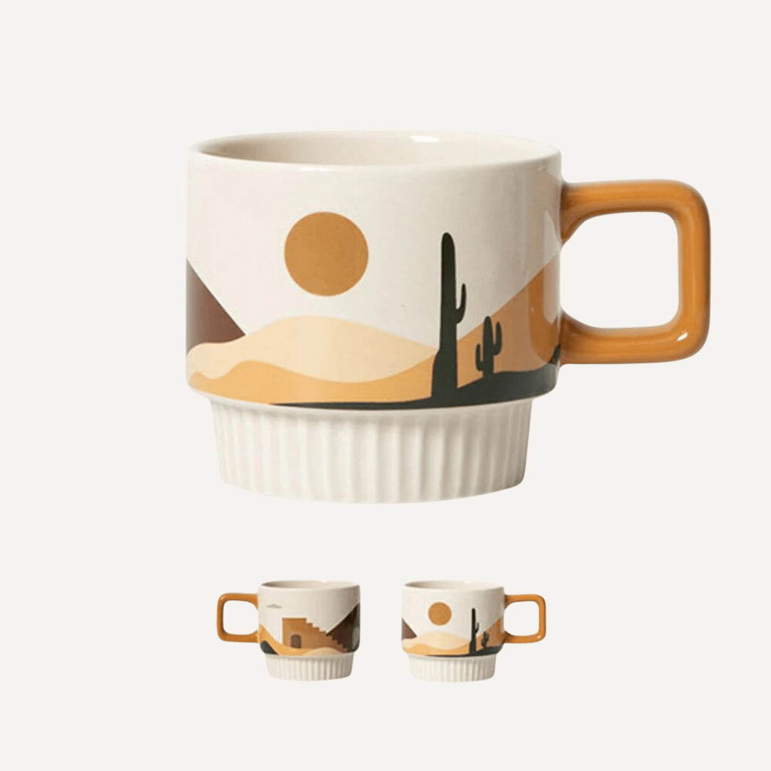 Tilley + Me Desert Vibe Artisanal Mug | Handcrafted Ceramic - OVERLANDERS Outfitter