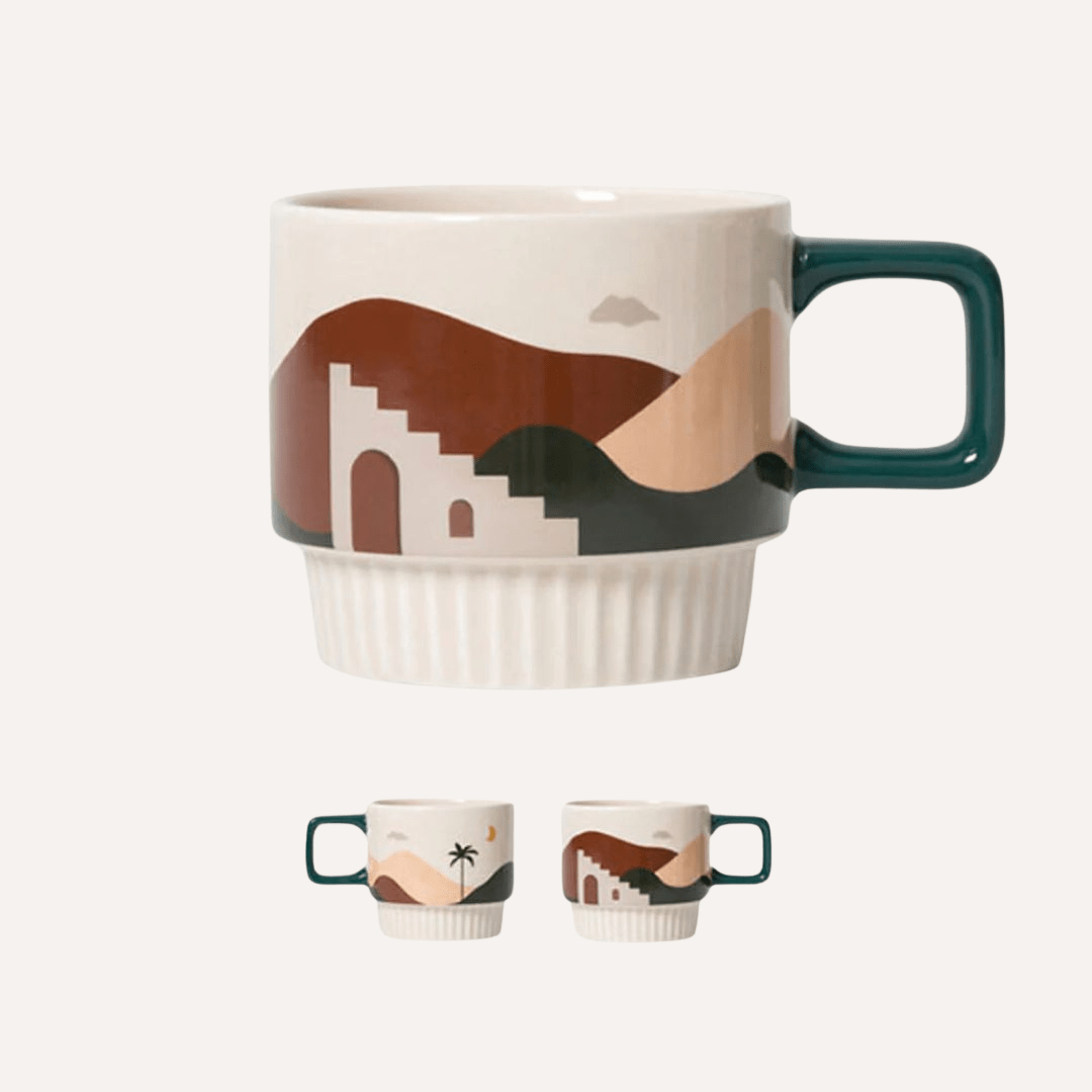 Tilley + Me Desert Vibe Artisanal Mug | Handcrafted Ceramic - OVERLANDERS Outfitter