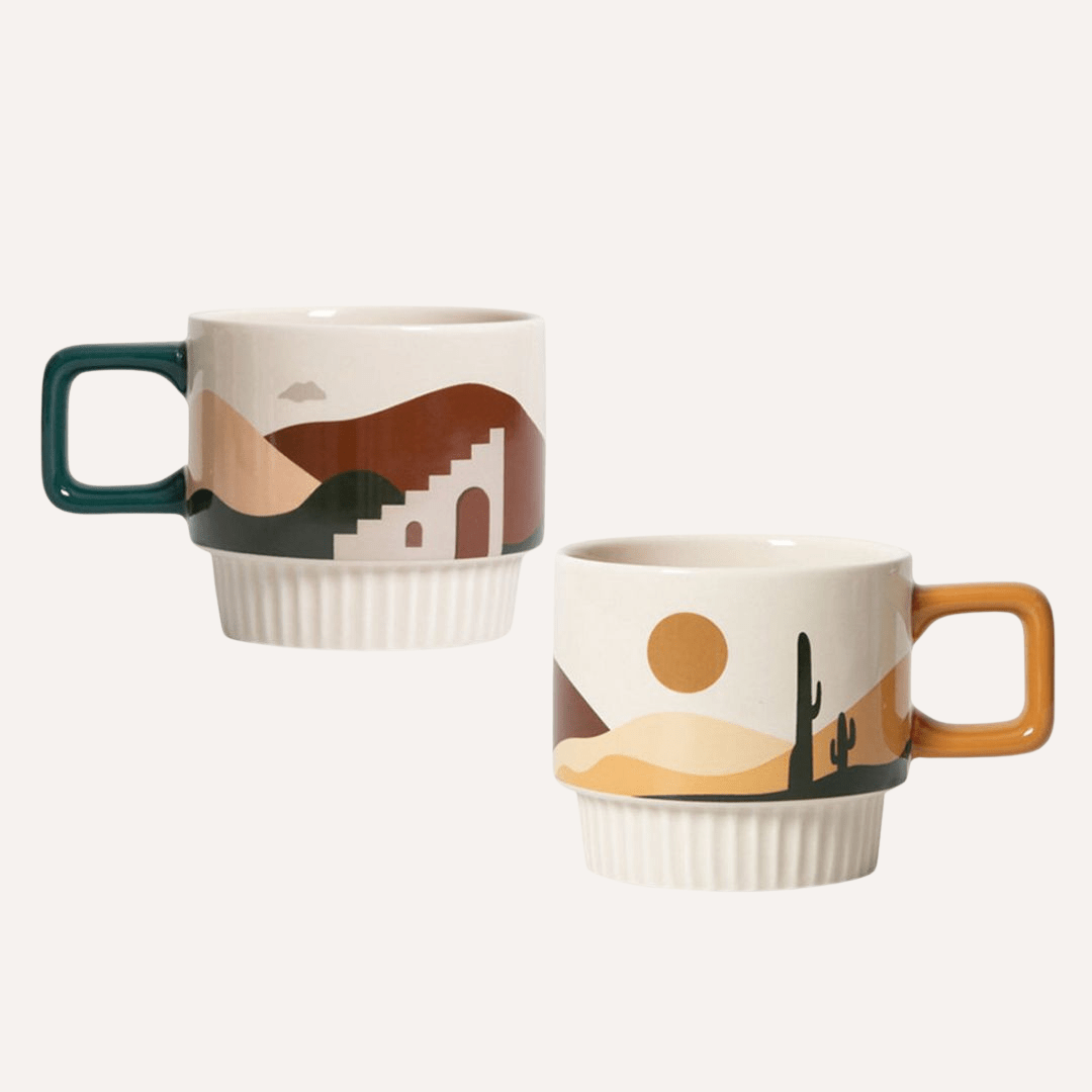 Tilley + Me Desert Vibe Artisanal Mug | Handcrafted Ceramic - OVERLANDERS Outfitter
