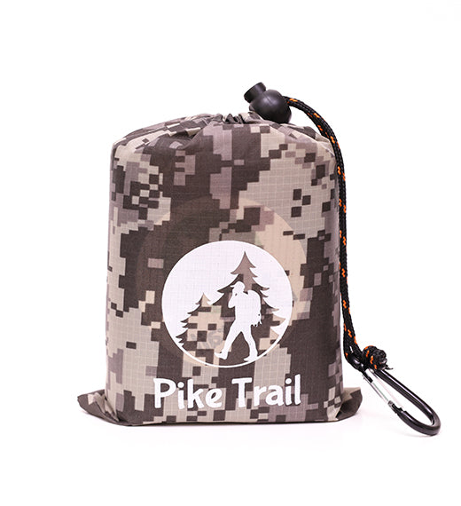 Digital camo Pike Trail pocket blanket, compact and lightweight outdoor blanket with foldable design for picnics and camping.
