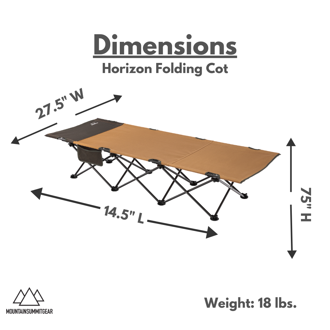 Horizon Folding Cot - Large - OVERLANDERS Outfitter
