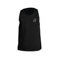 Black Dirty Birdie Tank Top featuring a fitted design and sleeveless style, perfect for casual or athletic wear.