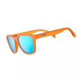 Donkey Goggles OG Premium sunglasses by Rare Air Discs, featuring a stylish frame and tinted lenses in a close-up view.